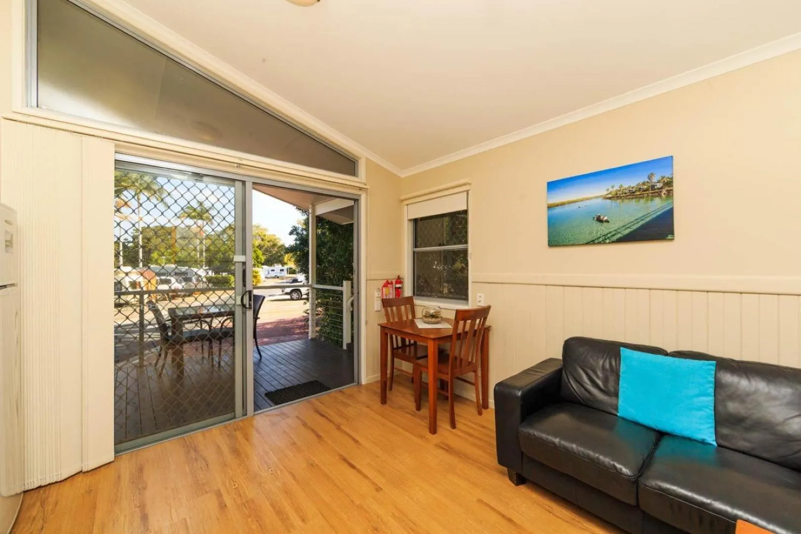 Living room in Reflections Brunswick Head - Holiday Park