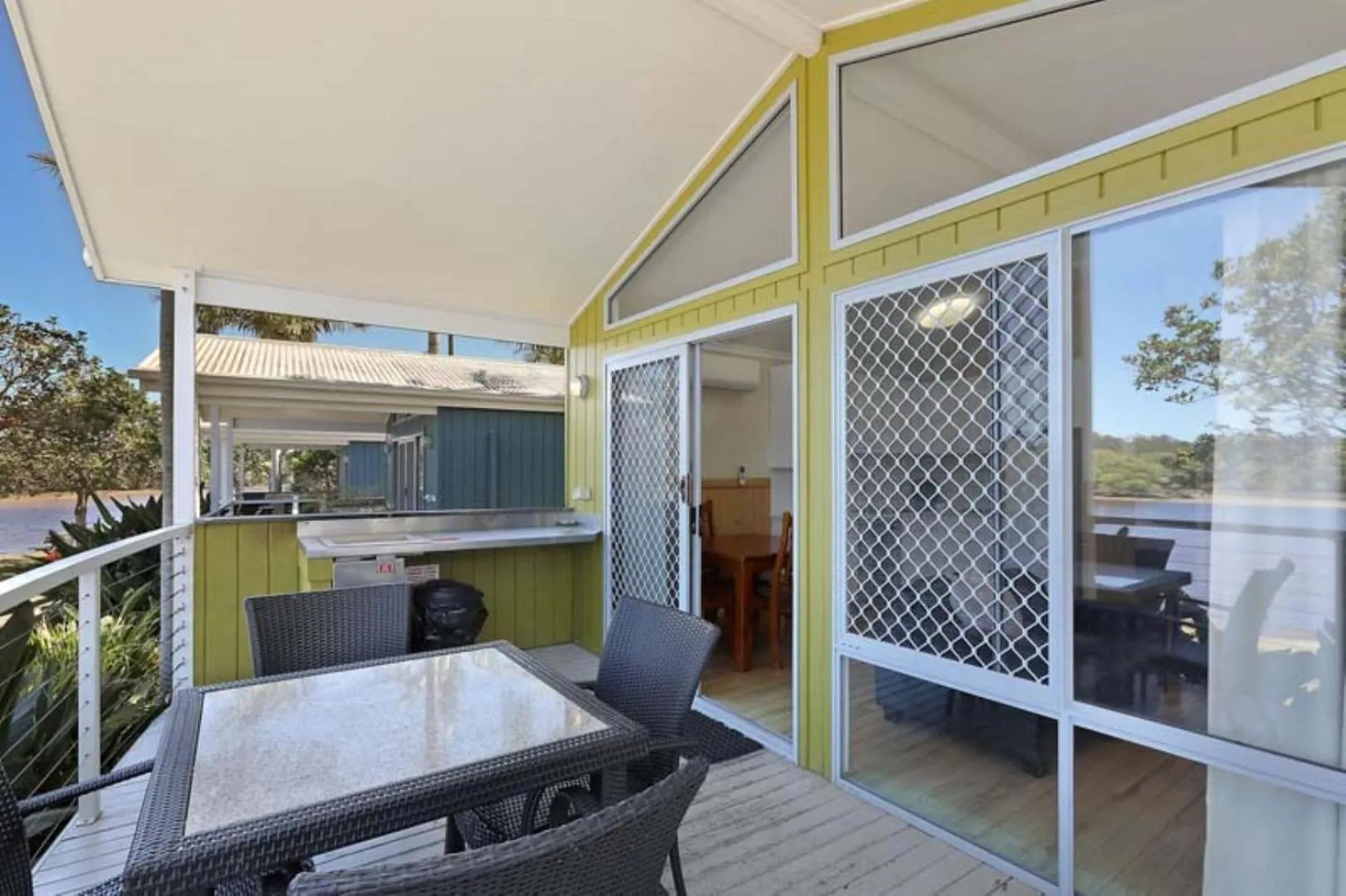 Balcony/Terrace in Reflections Brunswick Head - Holiday Park