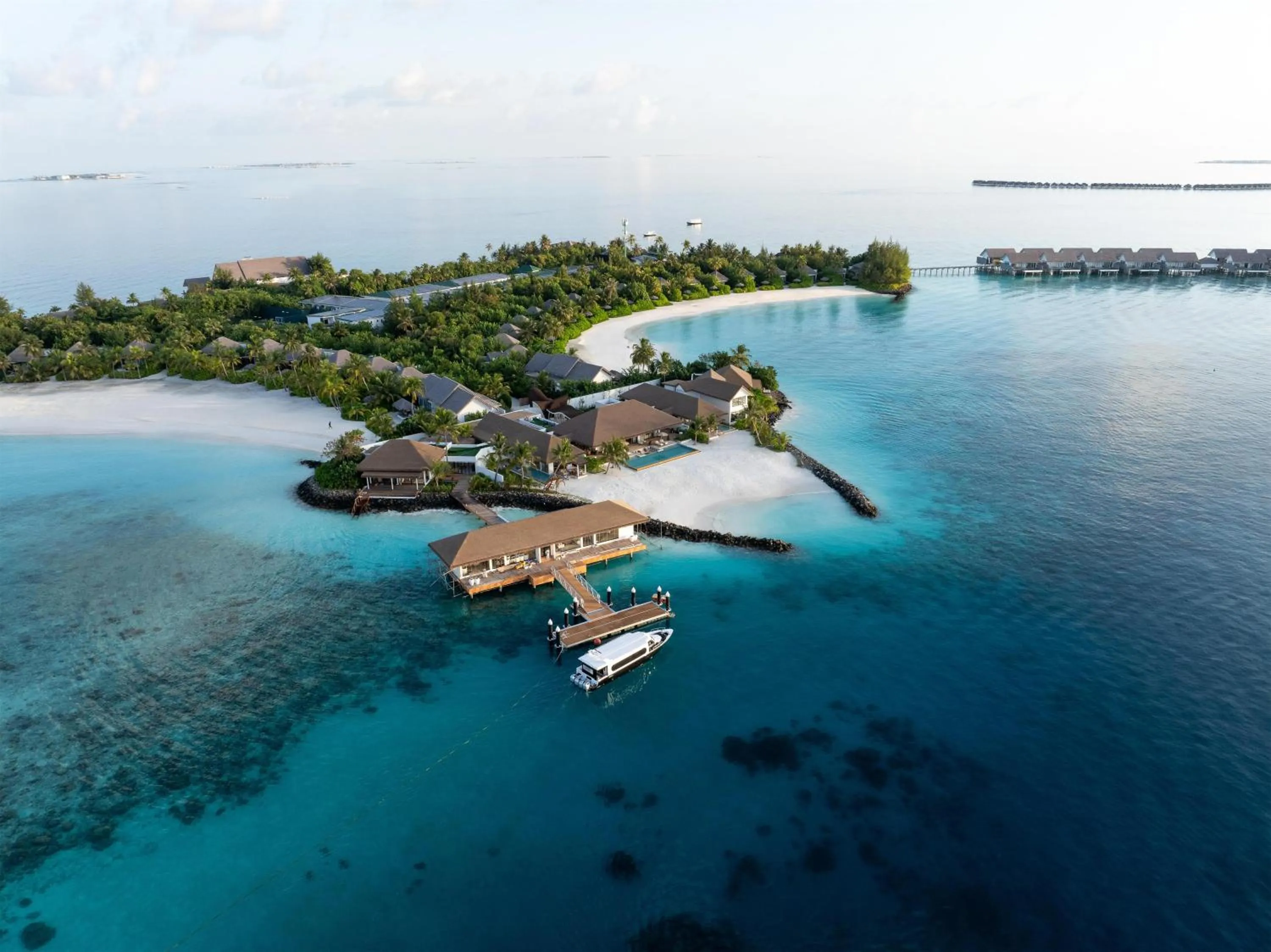 Property building in Hilton Maldives Amingiri Resort & Spa
