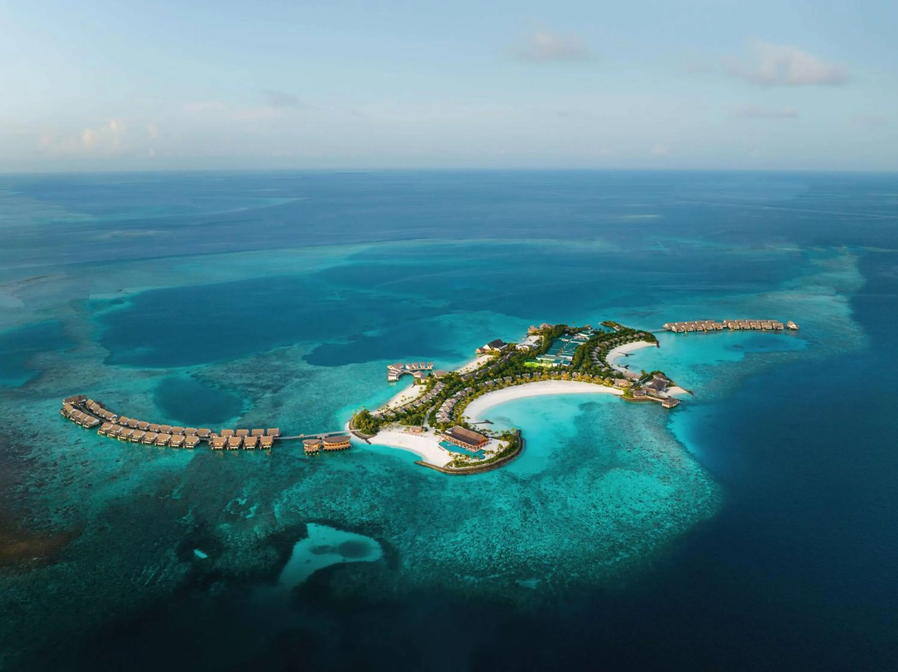 Property building in Hilton Maldives Amingiri Resort & Spa