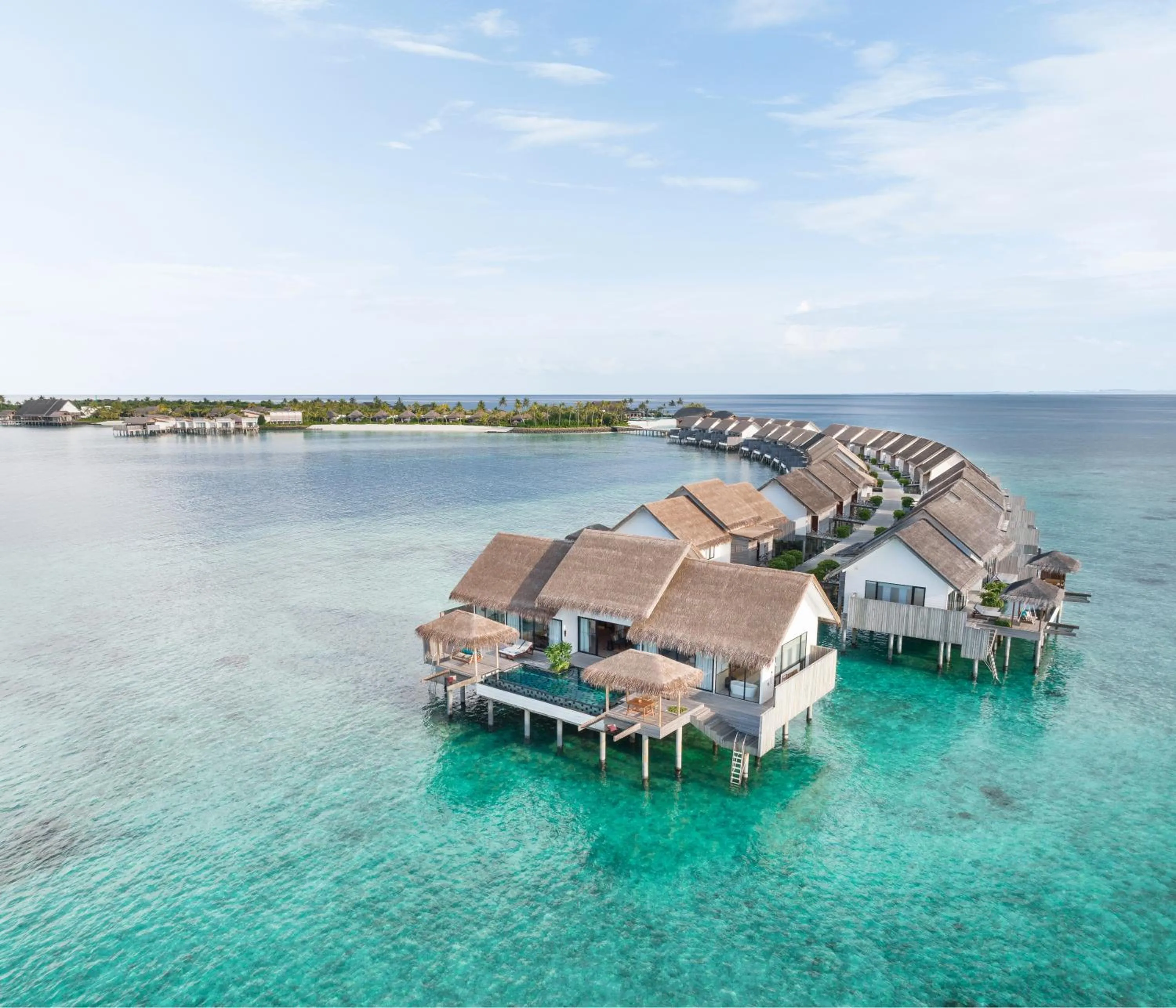 Bird's eye view in Hilton Maldives Amingiri Resort & Spa