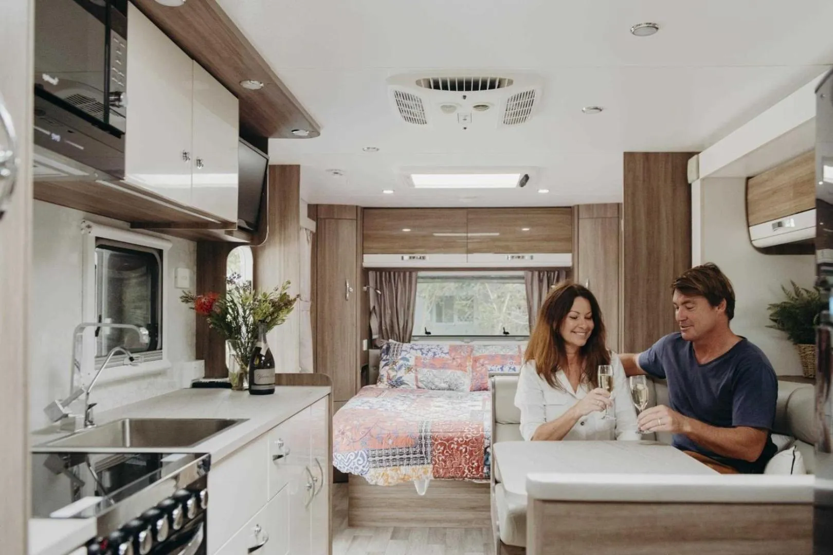 Bed in Reflections Byron Bay - Holiday Park