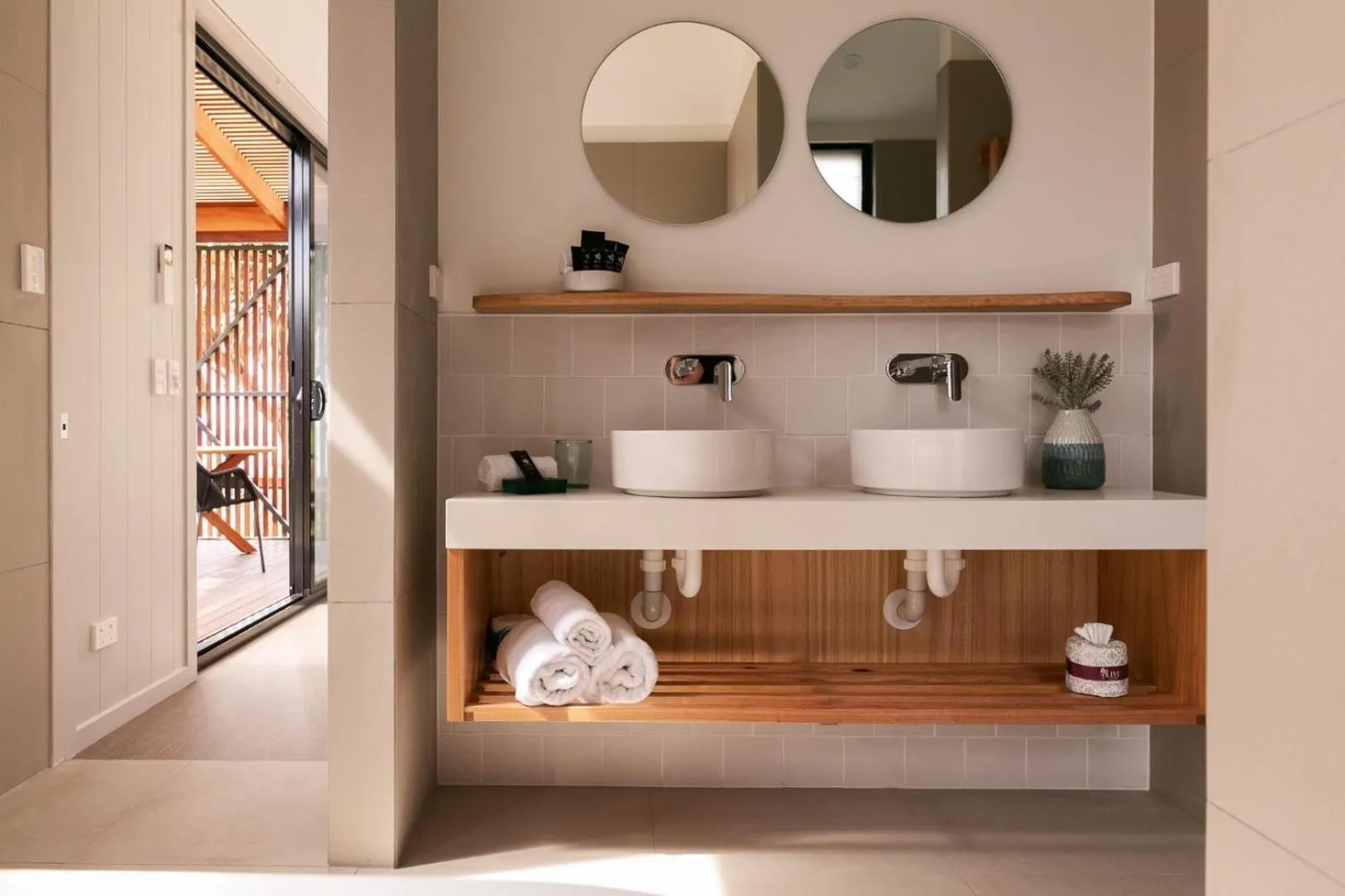 Bathroom in Reflections Byron Bay - Holiday Park