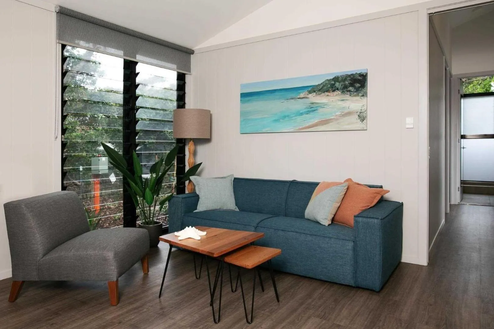 Living room in Reflections Byron Bay - Holiday Park