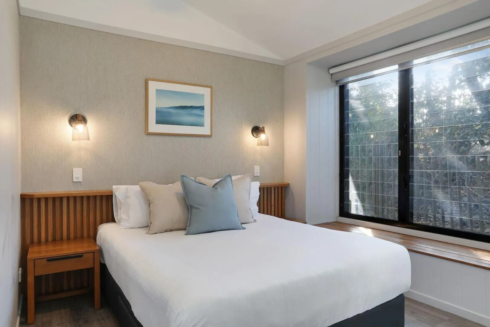 Bedroom, Bed in Reflections Byron Bay - Holiday Park