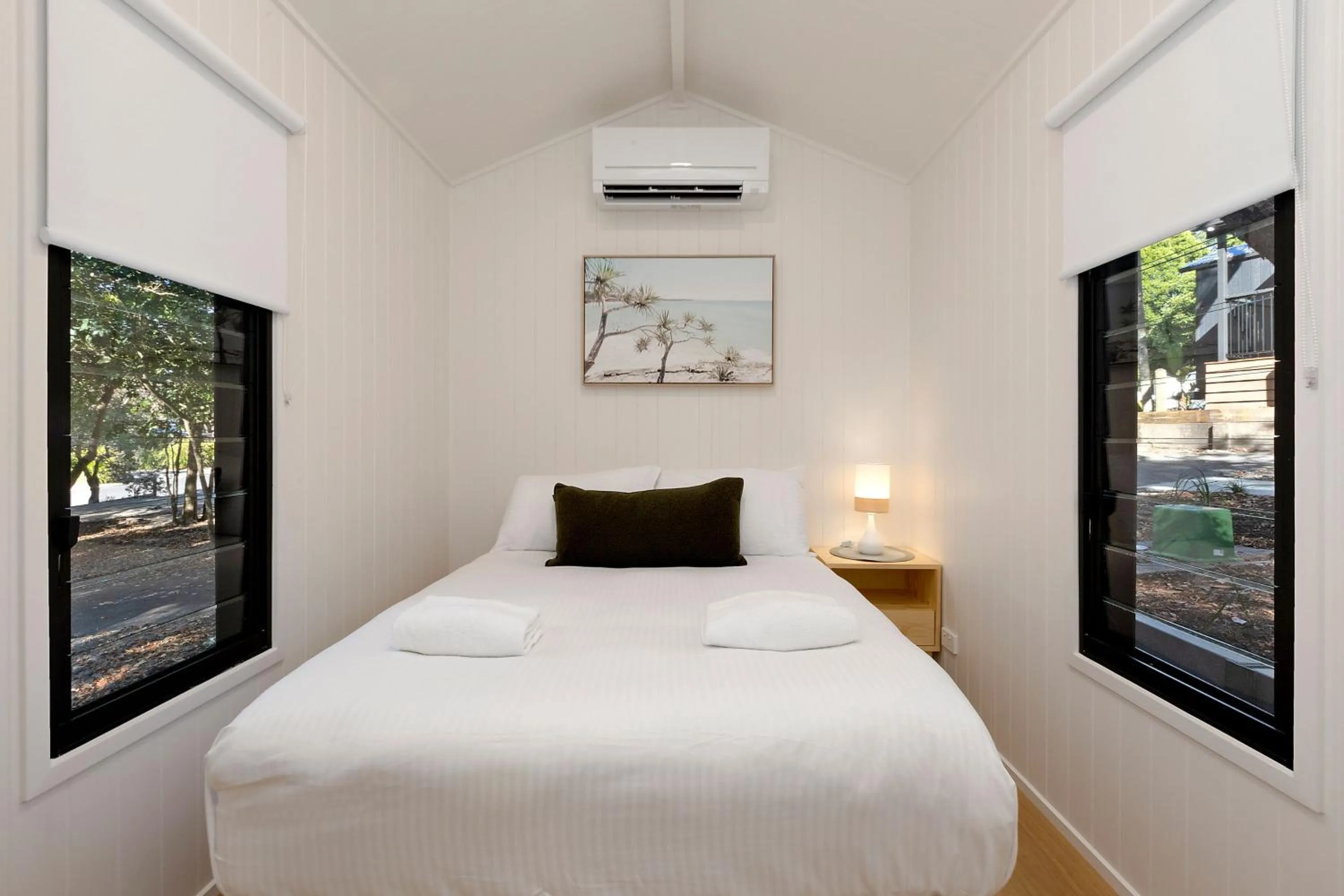 Bedroom, Bed in Reflections Byron Bay - Holiday Park