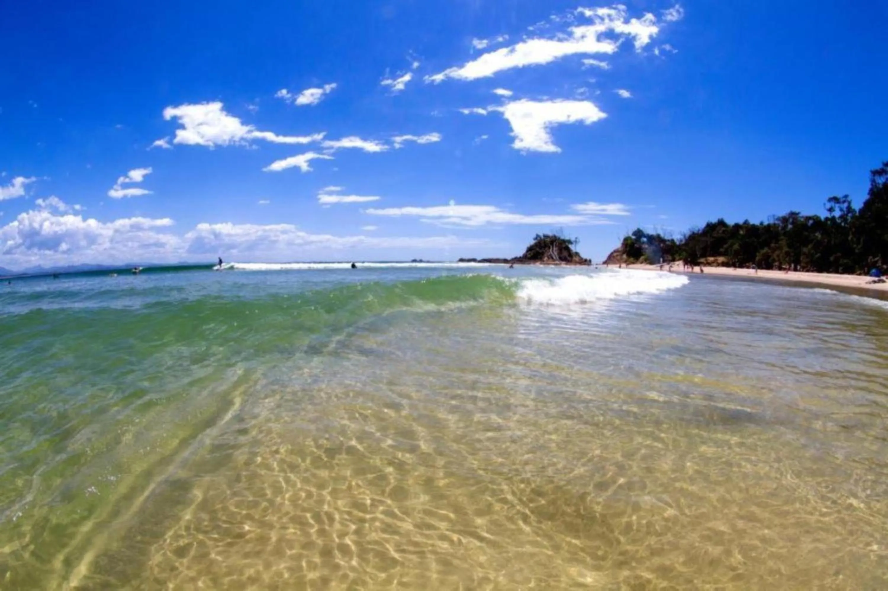 Beach in Reflections Byron Bay - Holiday Park