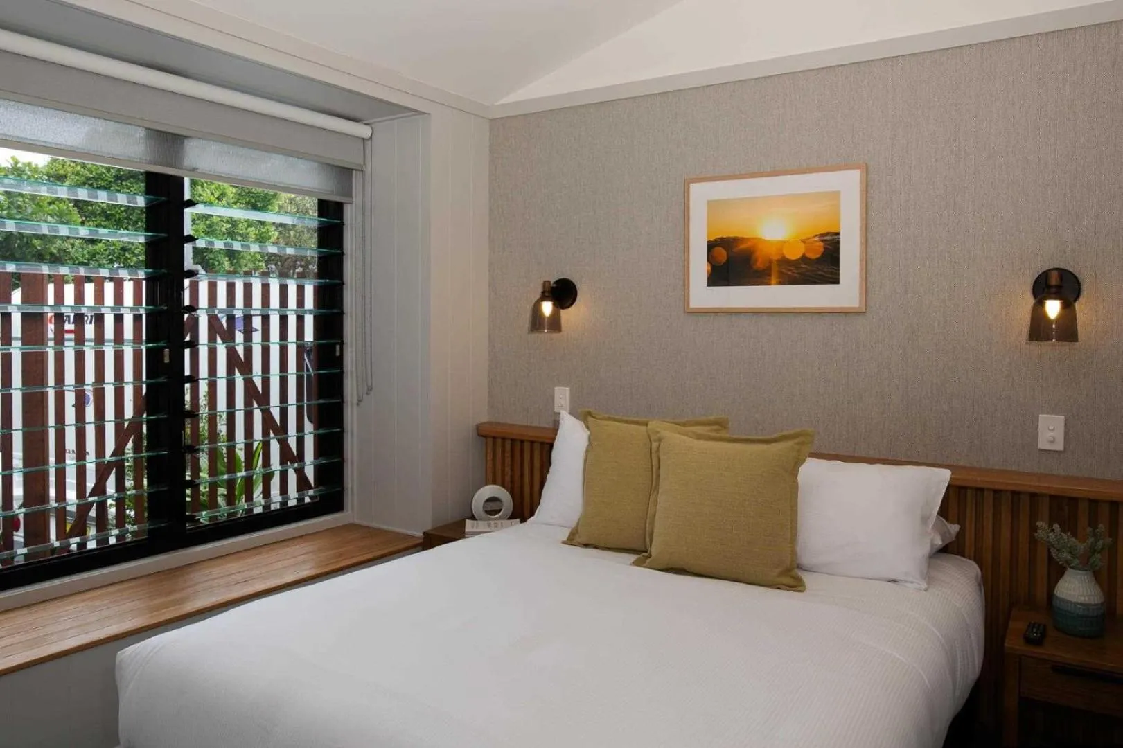 Bedroom, Bed in Reflections Byron Bay - Holiday Park