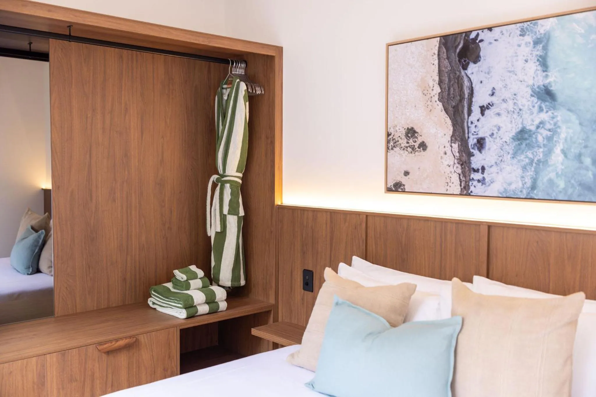 Bedroom, Bed in Reflections Byron Bay - Holiday Park