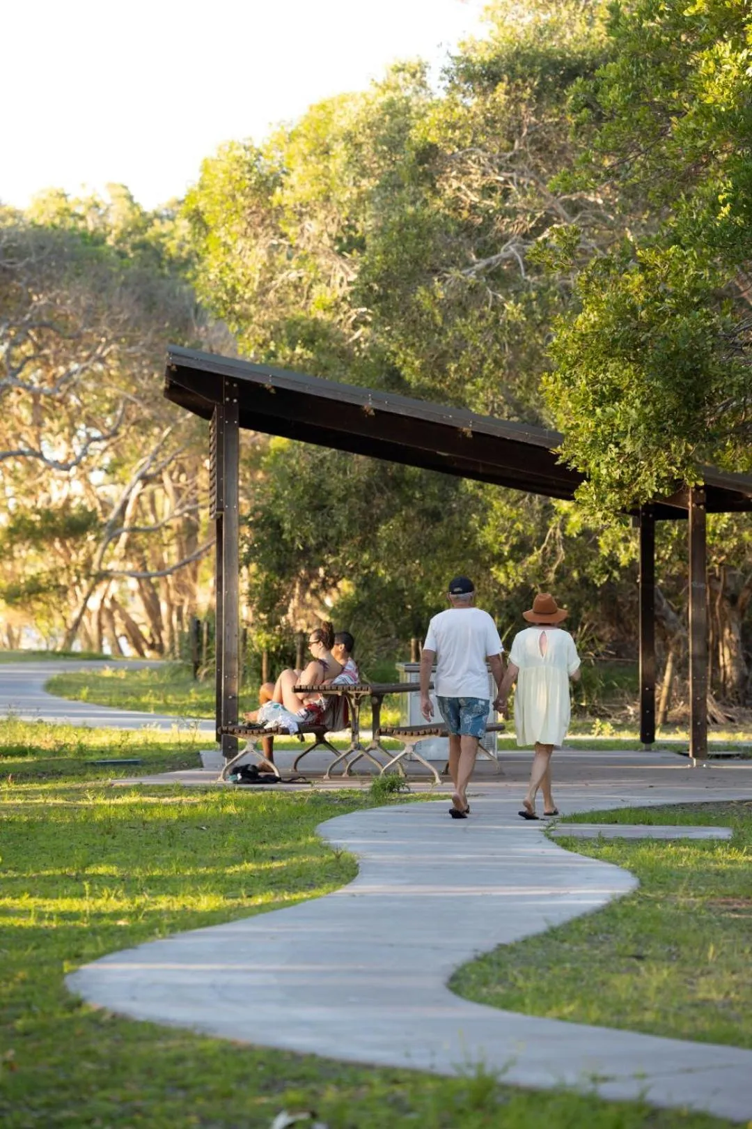 People in Reflections Lennox Head - Holiday Park