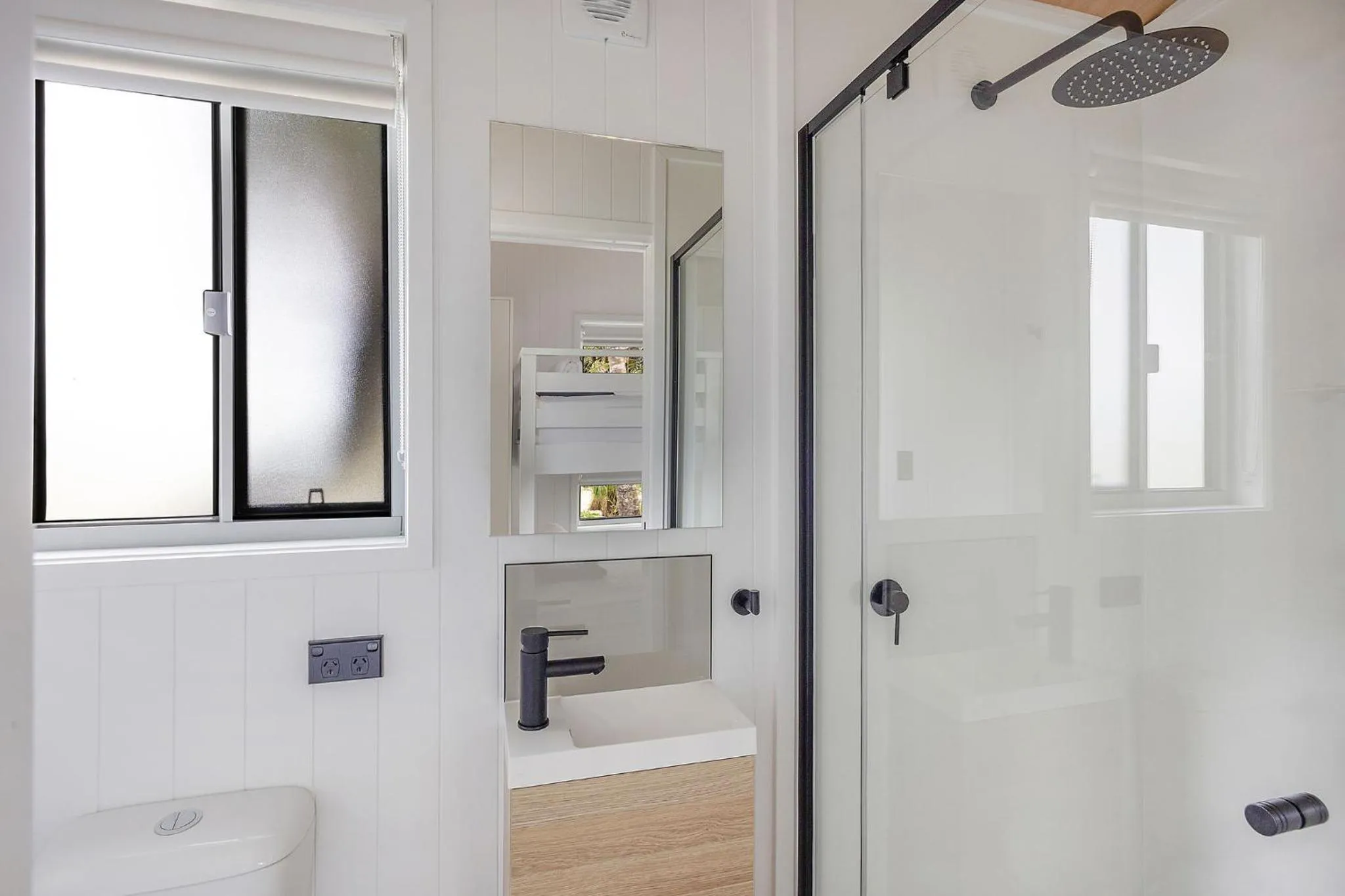 Shower in Reflections Lennox Head - Holiday Park