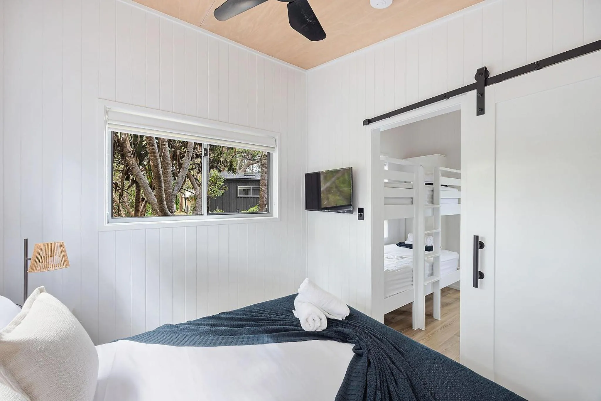 Bedroom, Bed in Reflections Lennox Head - Holiday Park