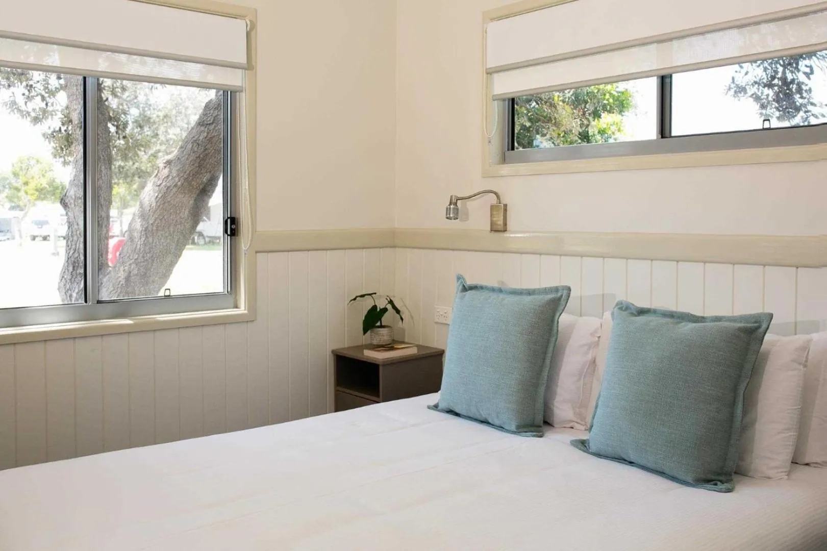 Bedroom, Bed in Reflections Lennox Head - Holiday Park