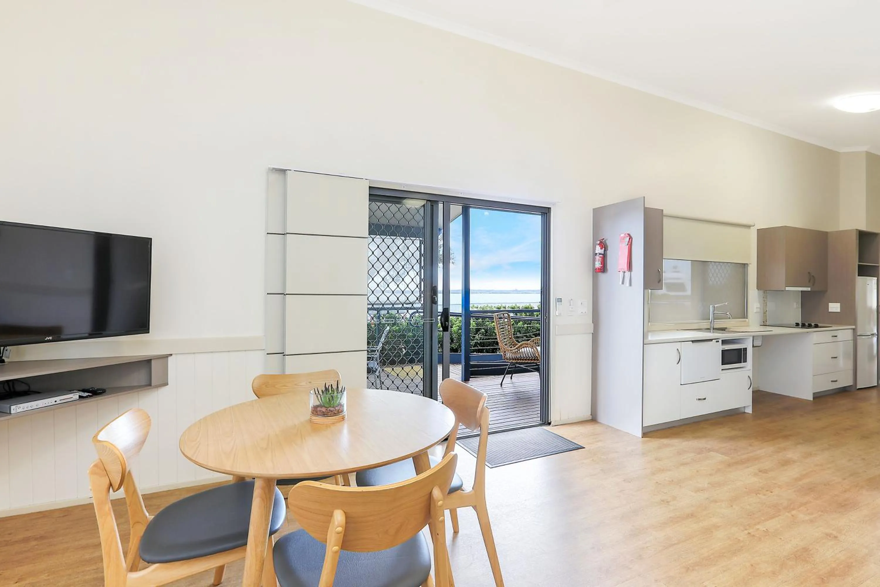Living room in Reflections Shaws Bay - Holiday Park