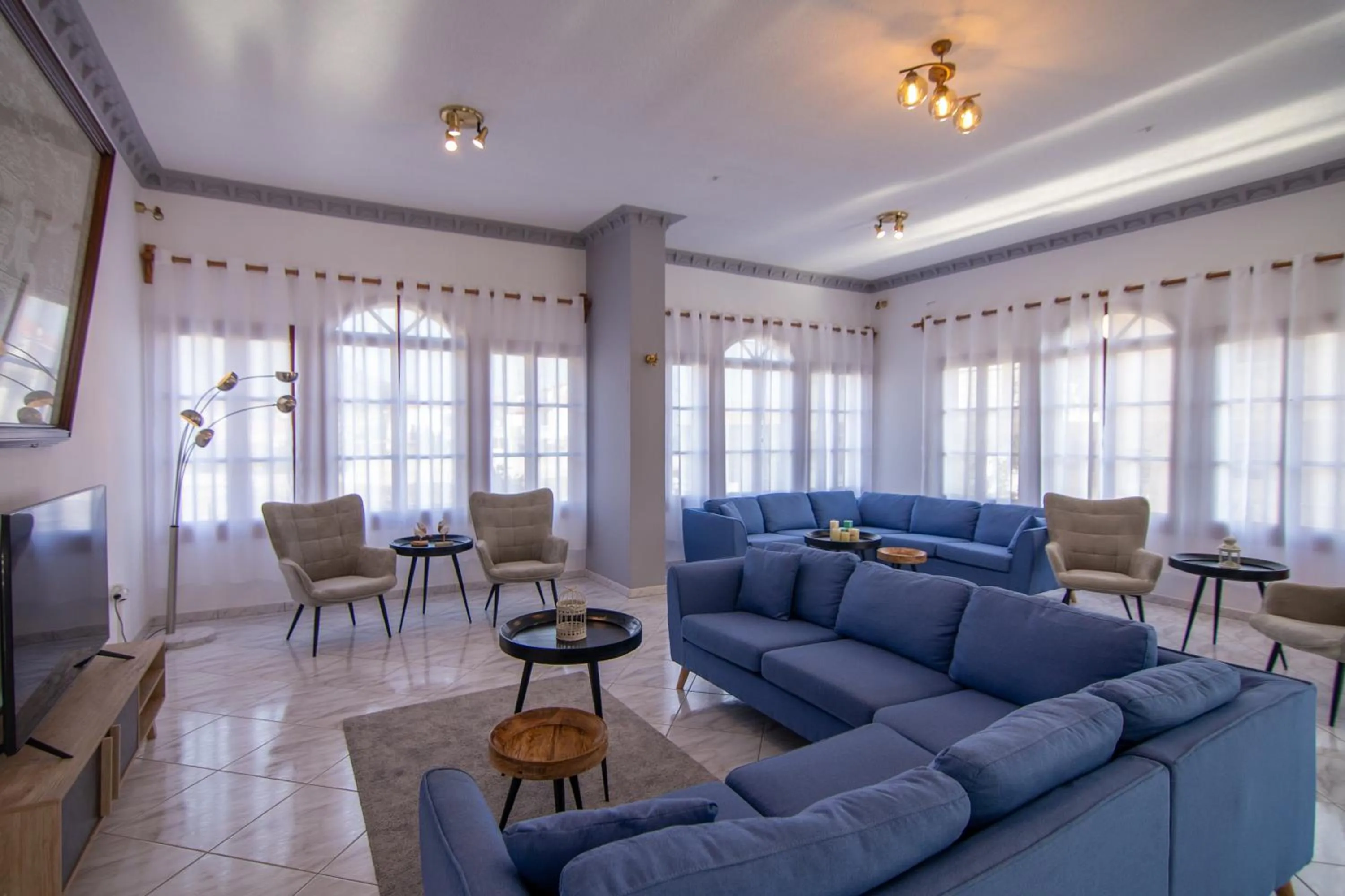 Seating area in Iro's Residence