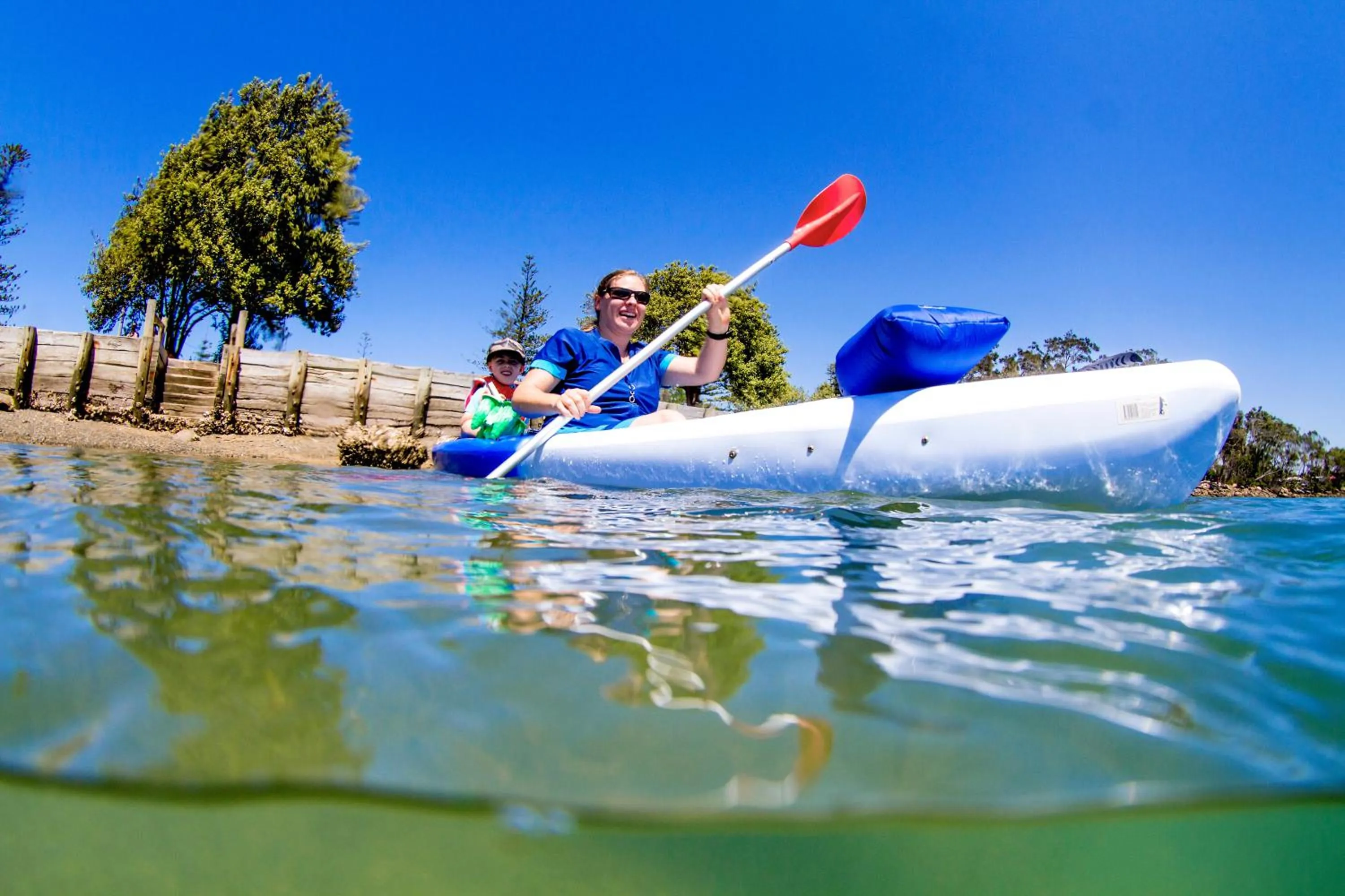Canoeing in Reflections Red Rock - Holiday Park