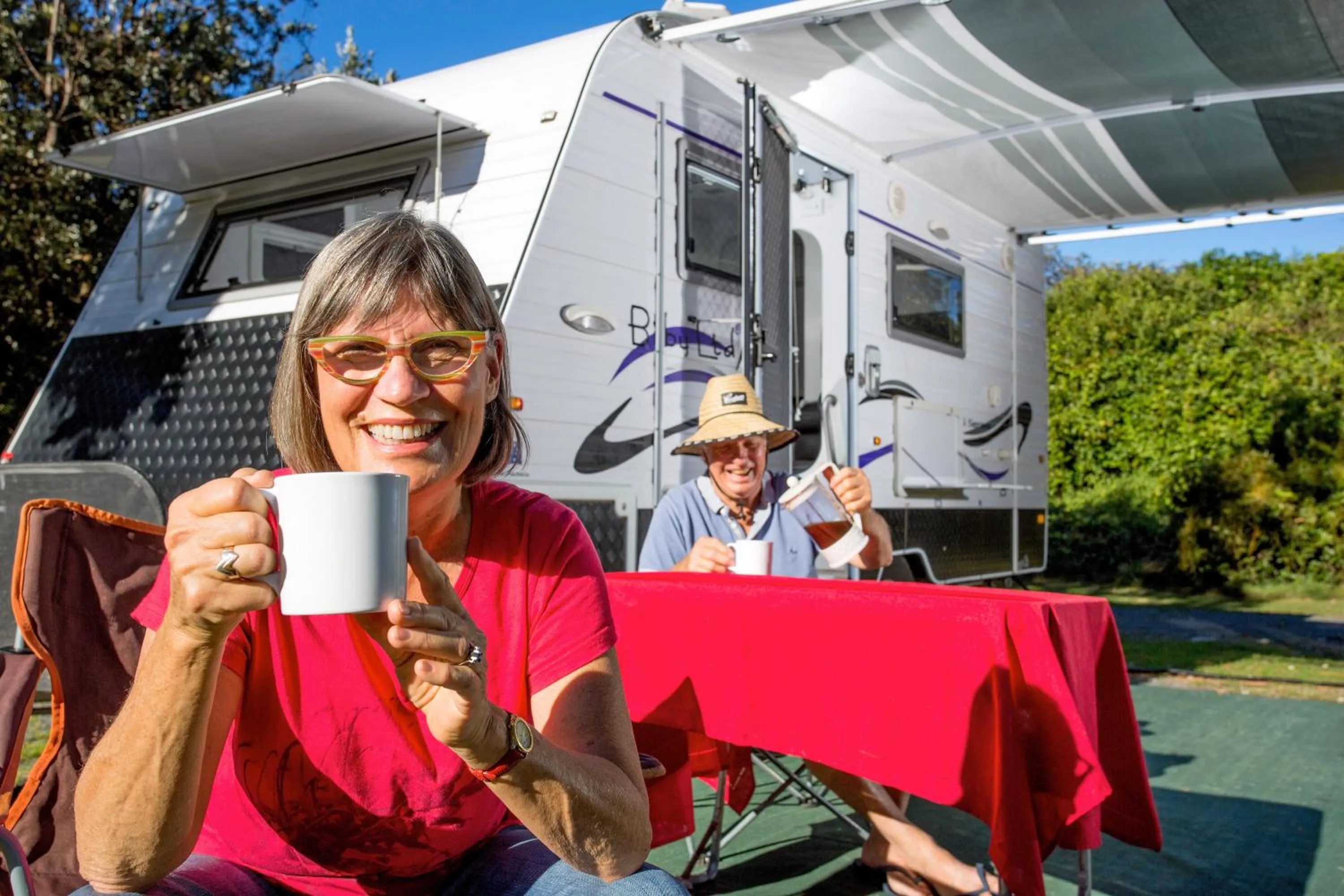 People in Reflections Red Rock - Holiday Park