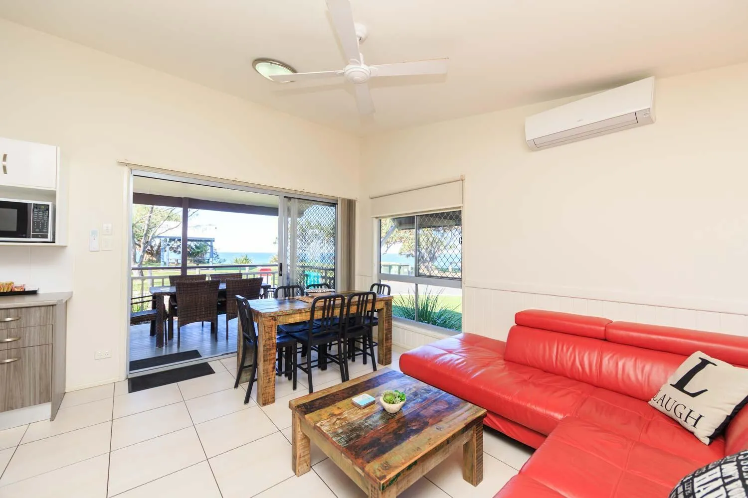 Living room in Reflections Corindi Beach - Holiday Park