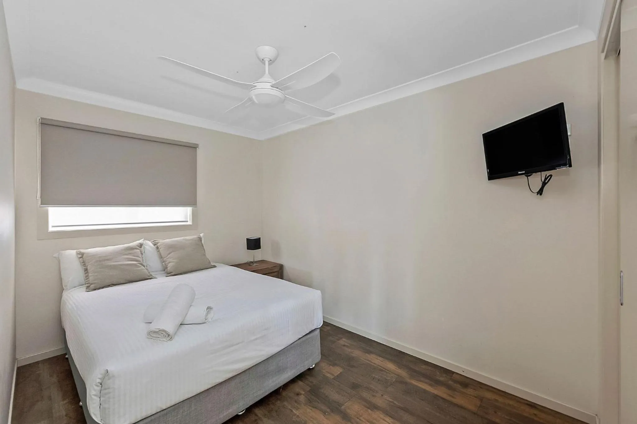 Bed in Reflections Urunga - Holiday Park