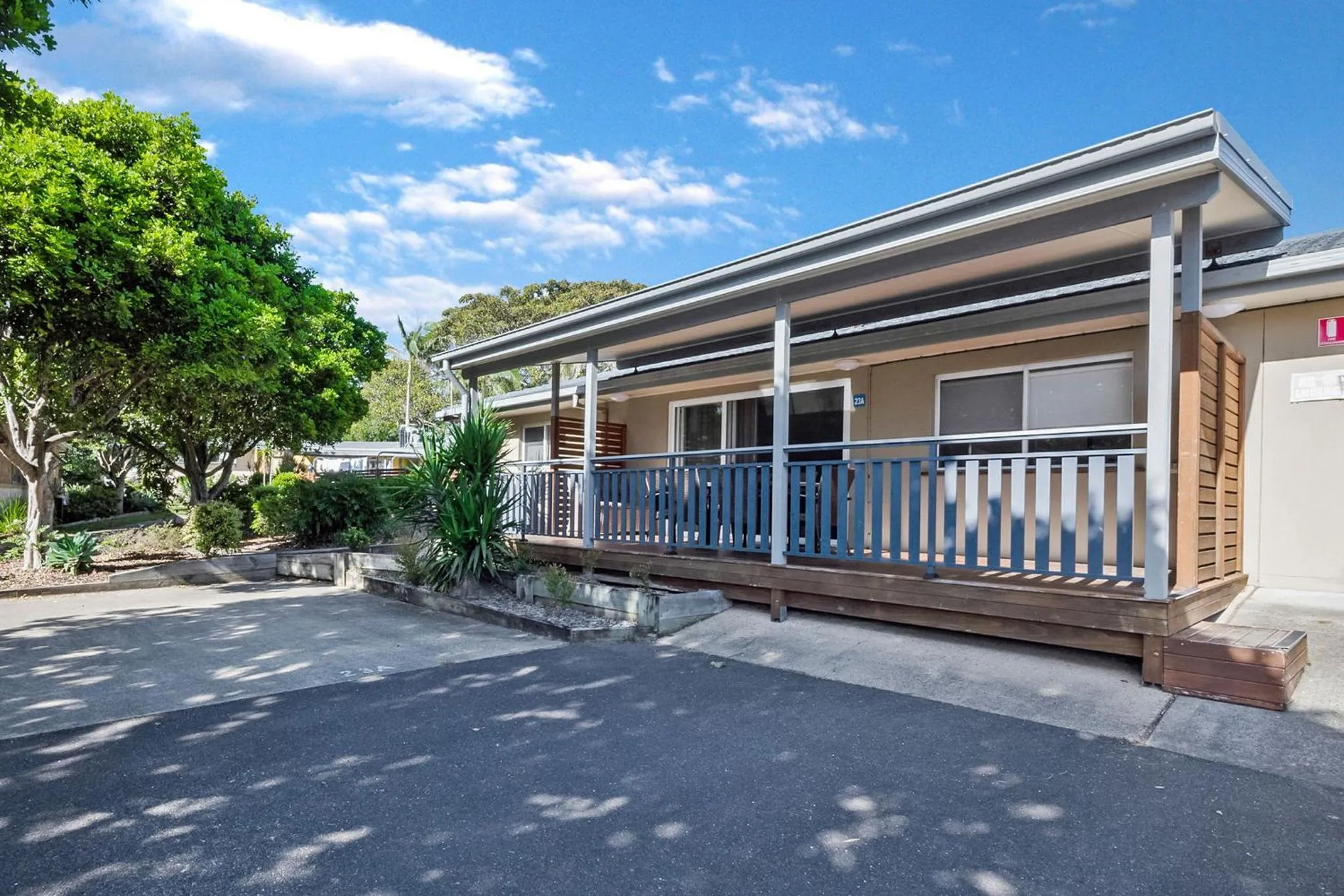 Balcony/Terrace in Reflections Urunga - Holiday Park