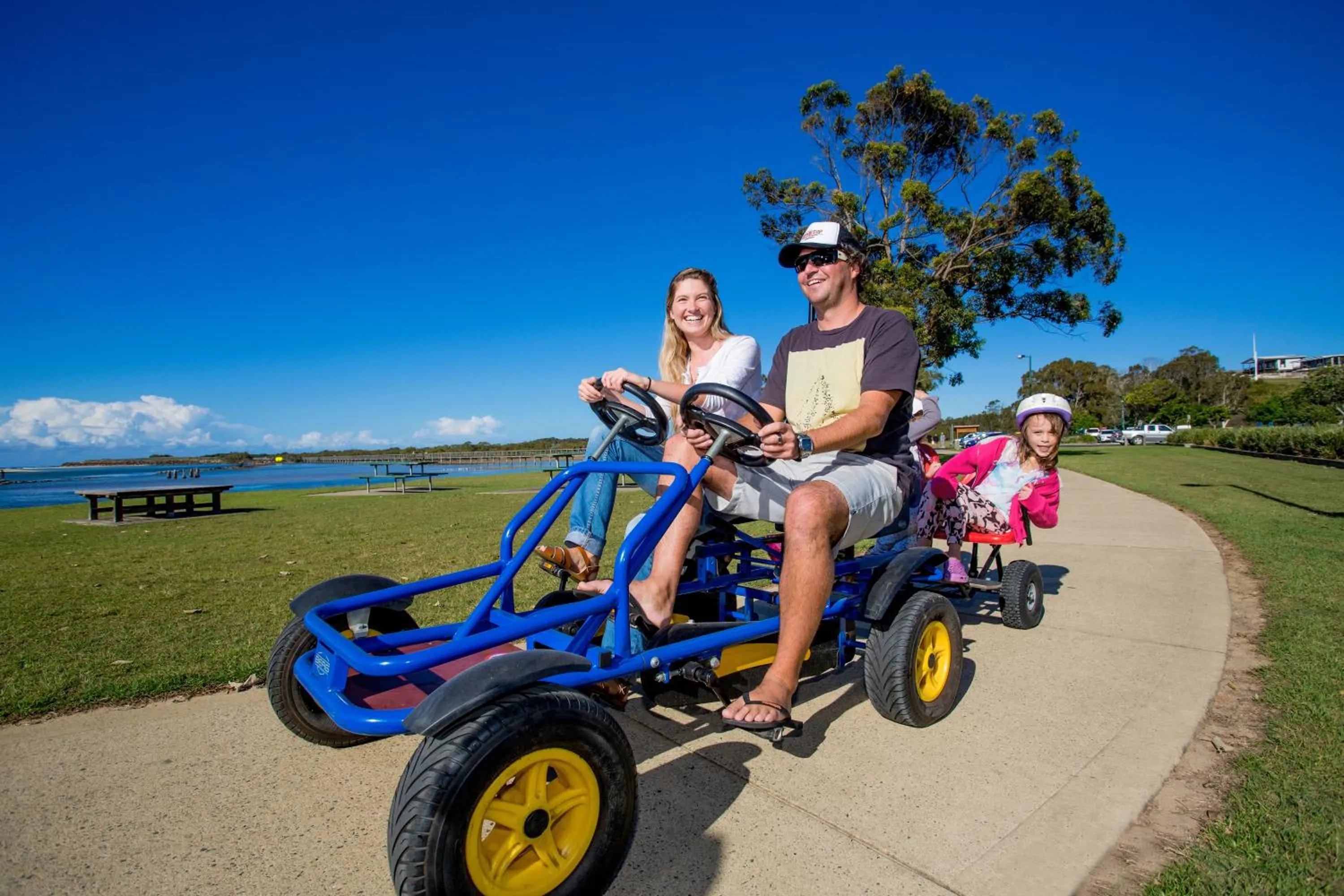 People in Reflections Urunga - Holiday Park
