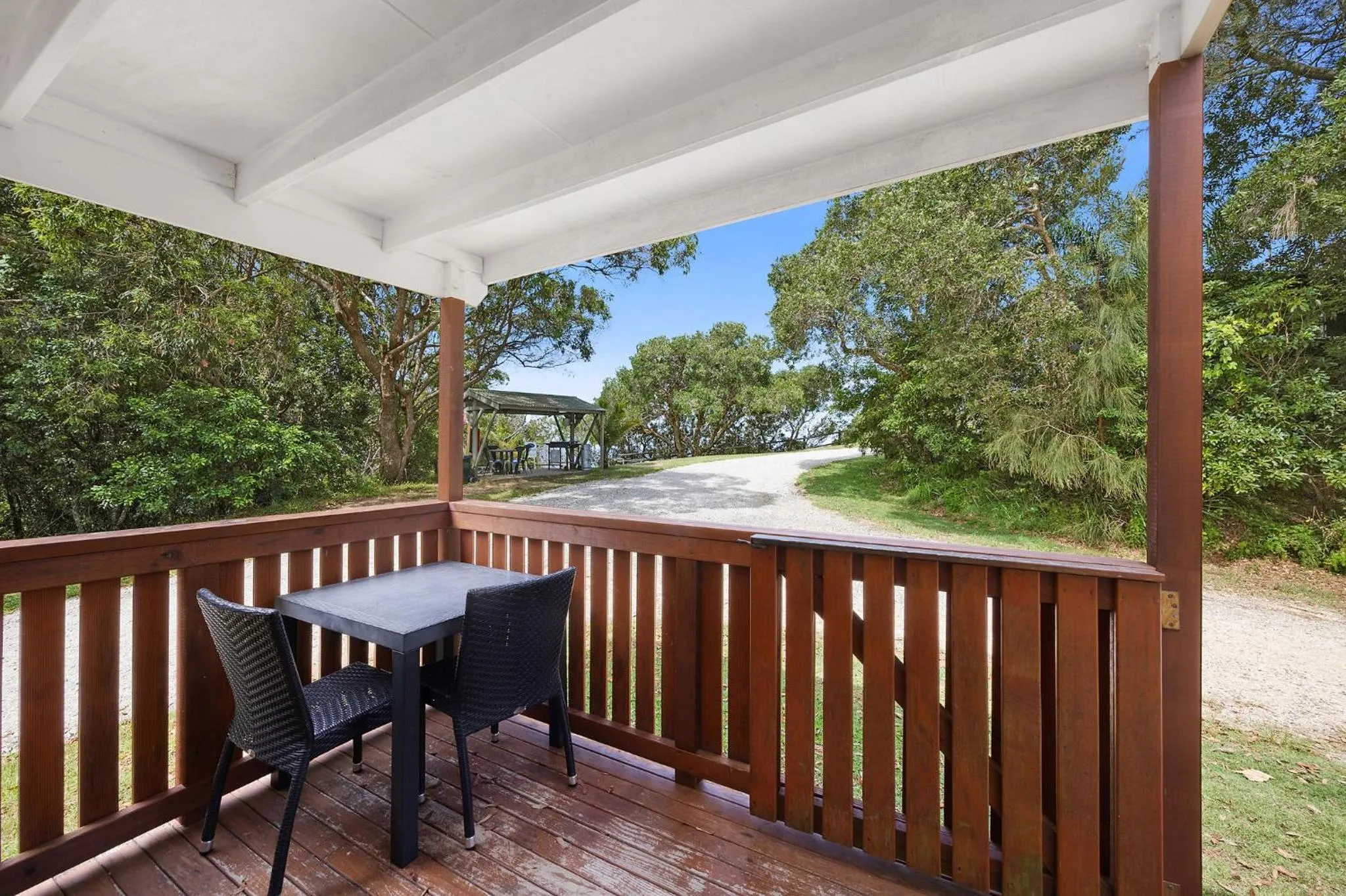 Balcony/Terrace in Reflections Nambucca Heads - Holiday Park