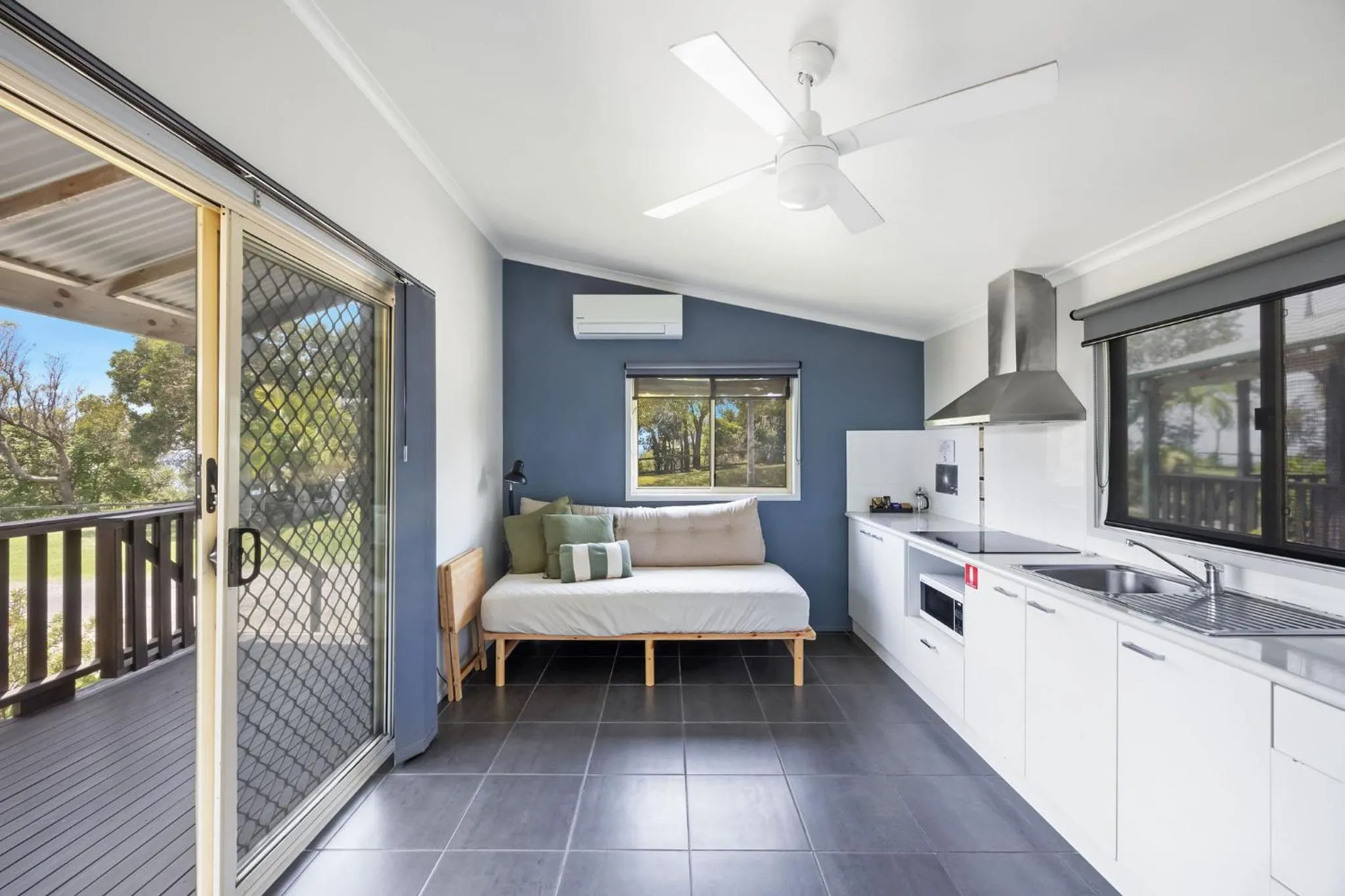 Living room in Reflections Nambucca Heads - Holiday Park