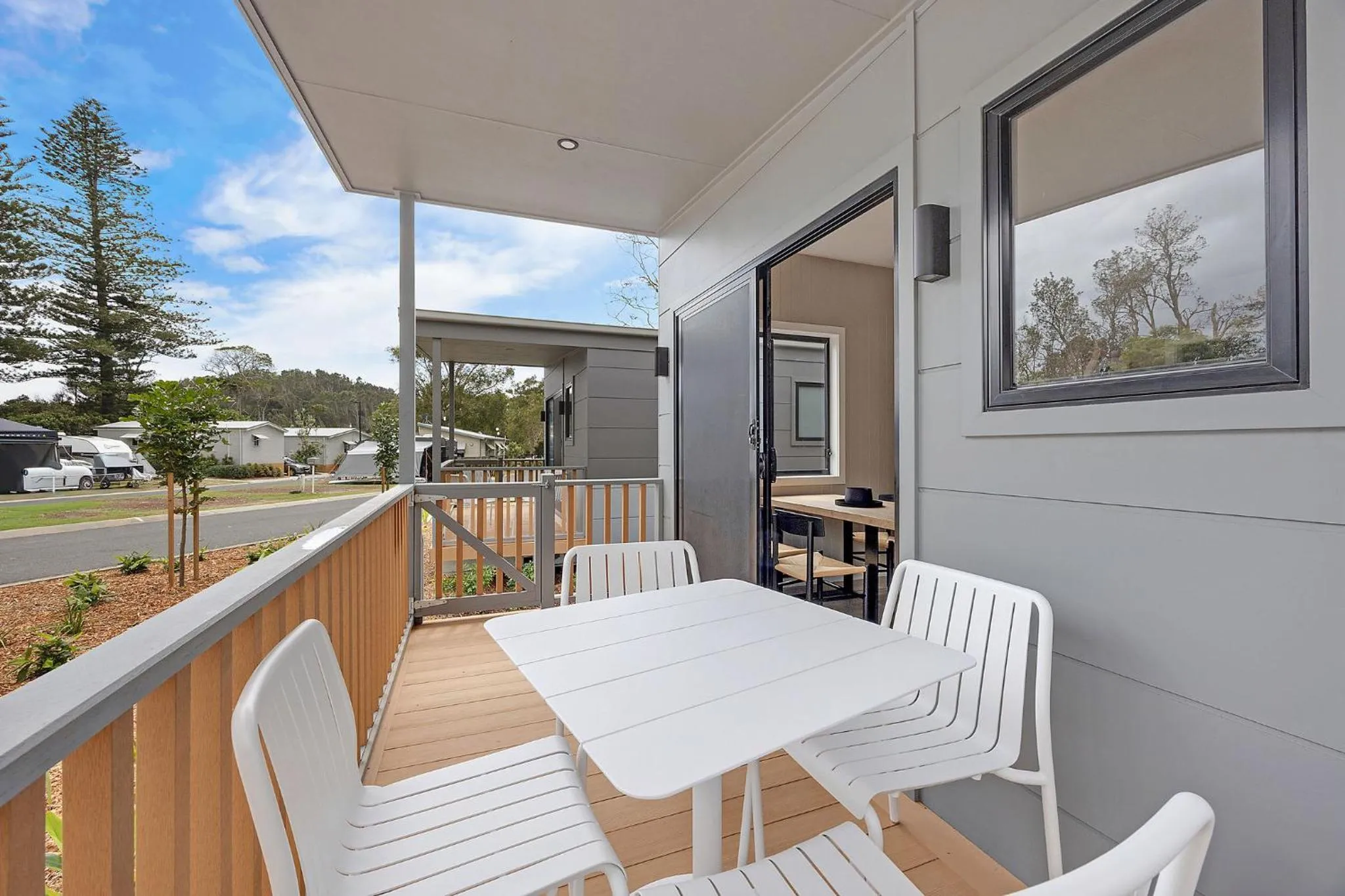 Balcony/Terrace in Reflections Scotts Head - Holiday Park