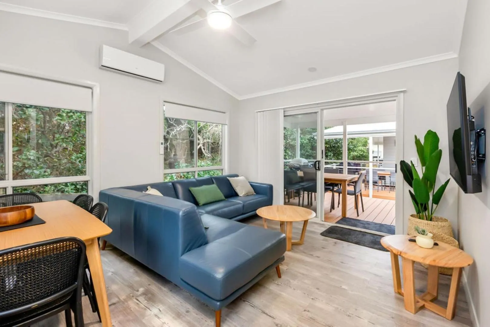 Living room in Reflections Scotts Head - Holiday Park