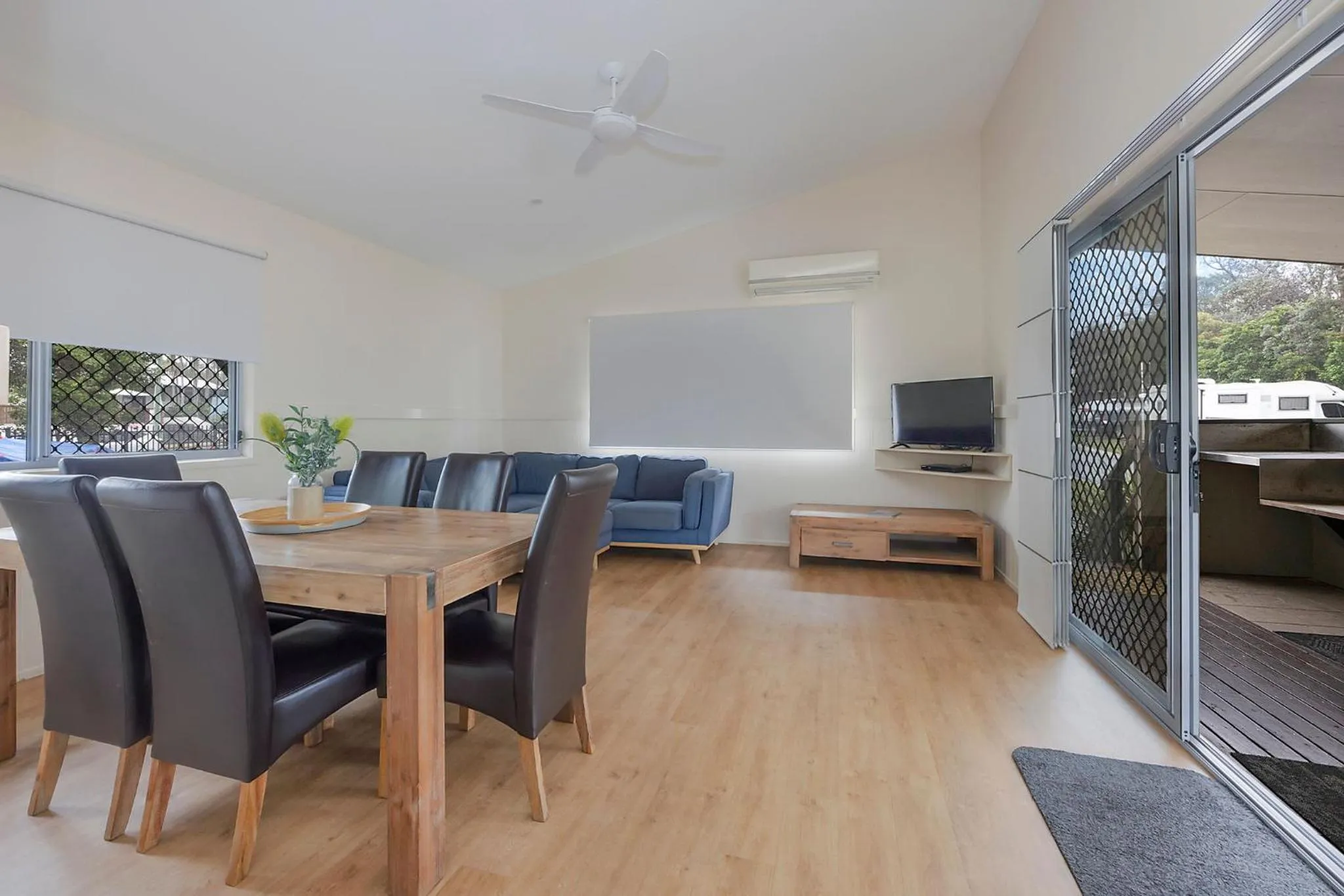 Living room in Reflections Scotts Head - Holiday Park