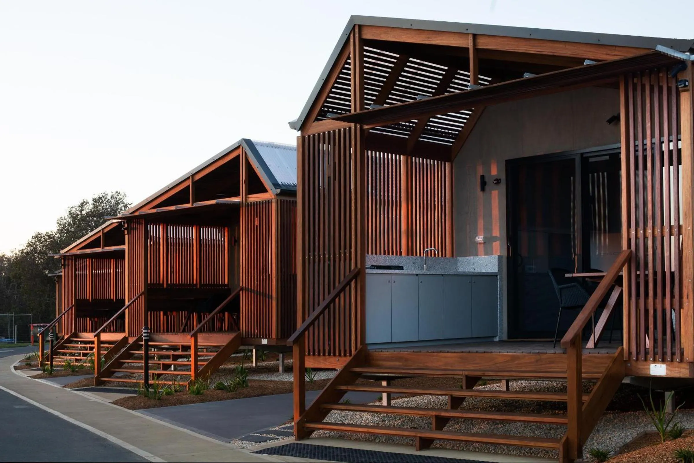 Property building in Reflections Bonny Hills - Holiday Park