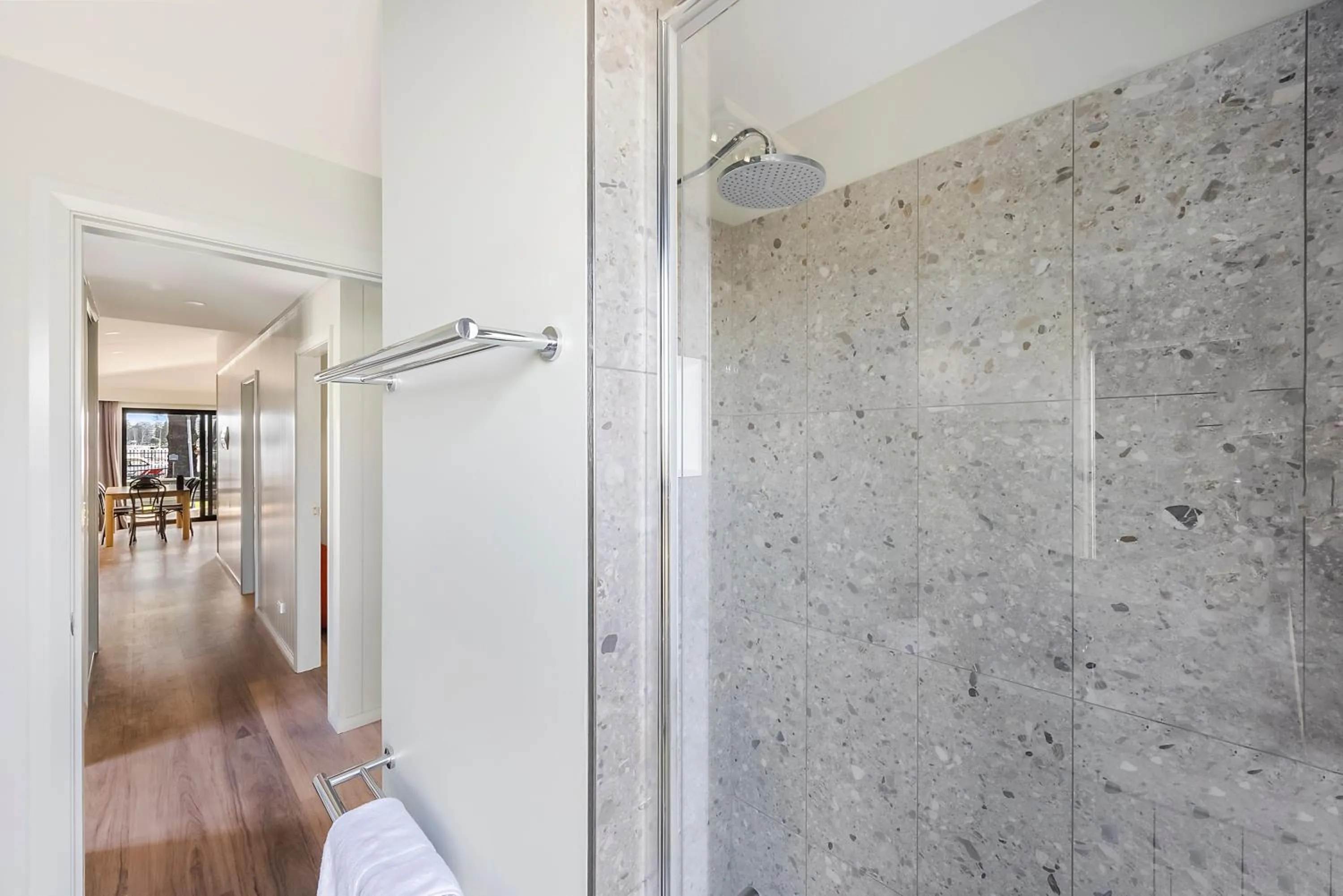 Shower in Reflections Forster Beach - Holiday Park