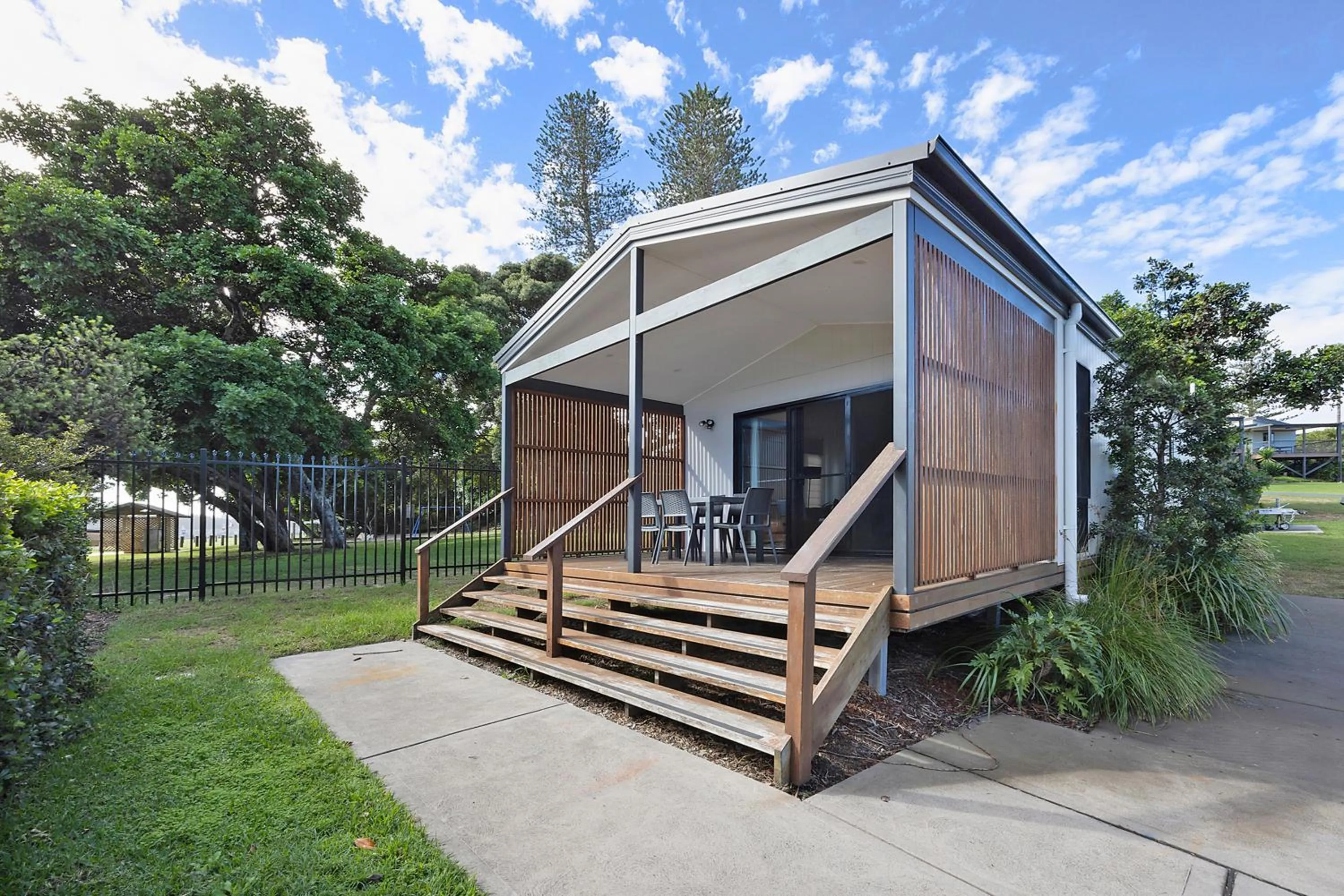 Garden view in Reflections Forster Beach - Holiday Park