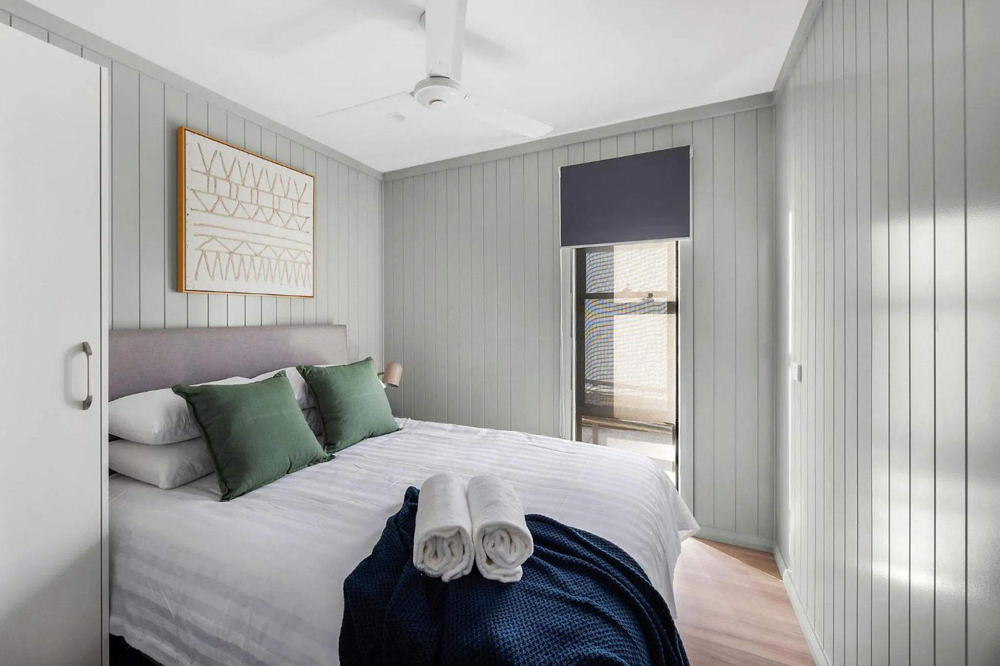 Bedroom, Bed in Reflections Forster Beach - Holiday Park