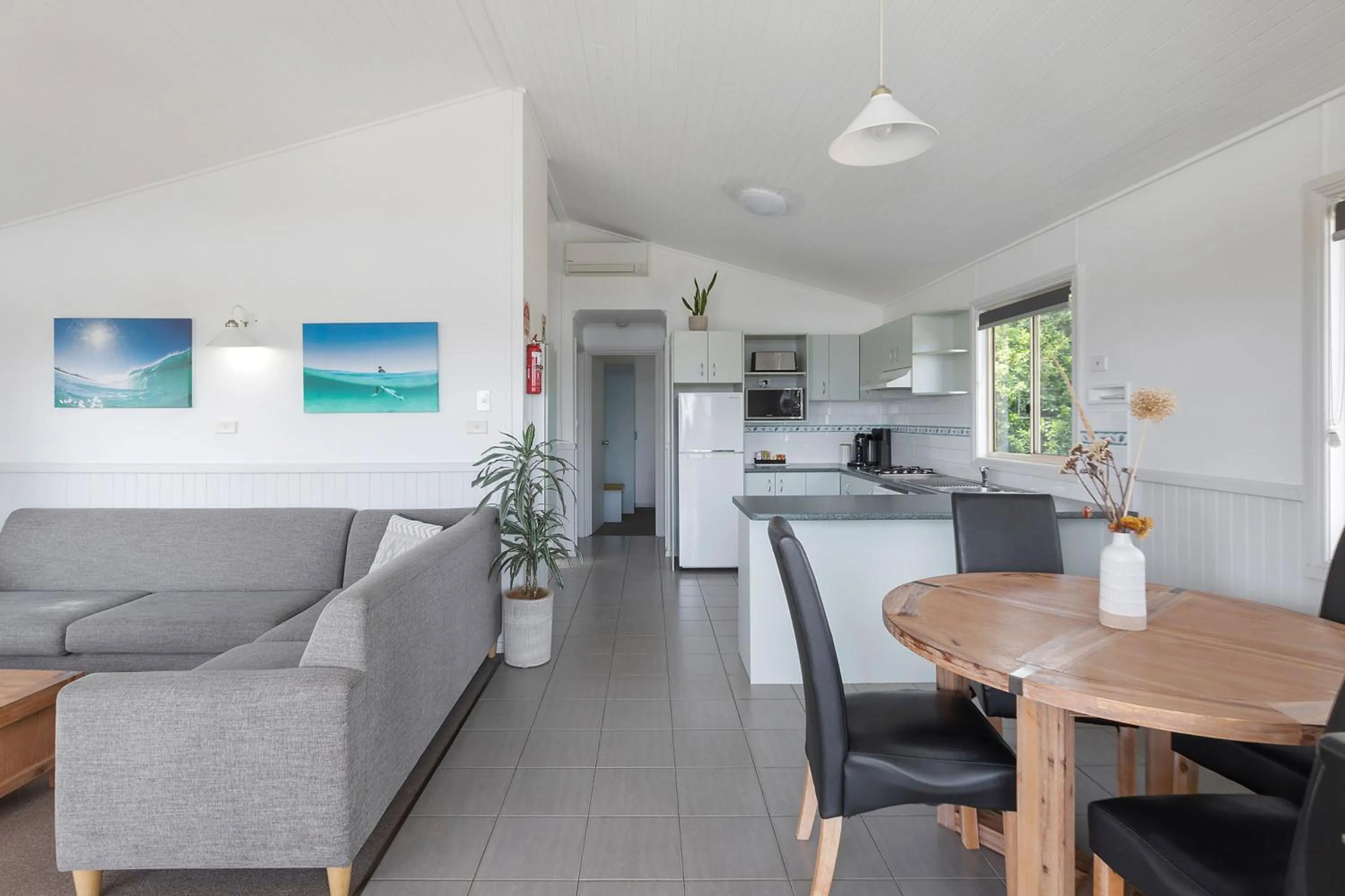 Living room in Reflections Forster Beach - Holiday Park