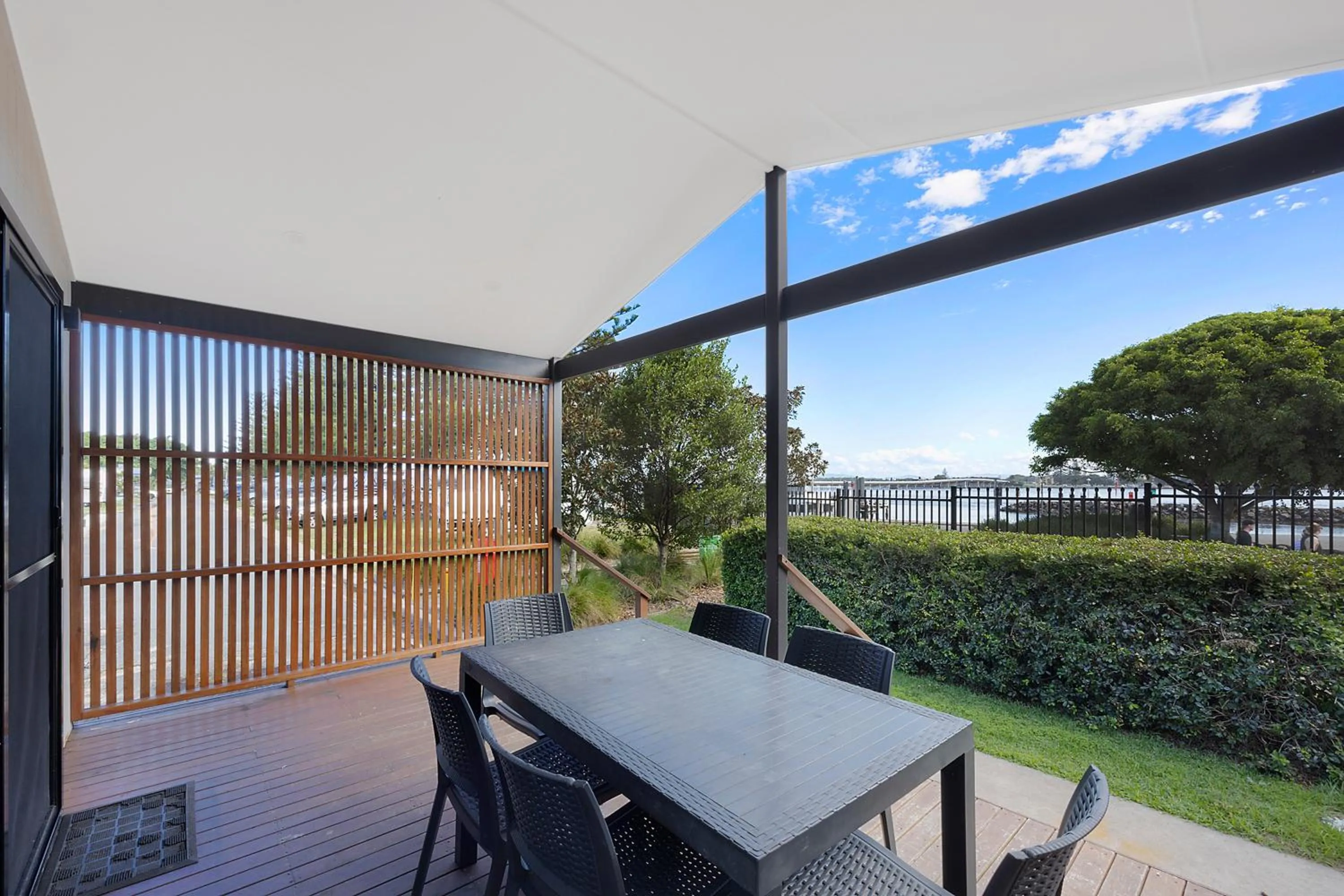 Balcony/Terrace in Reflections Forster Beach - Holiday Park