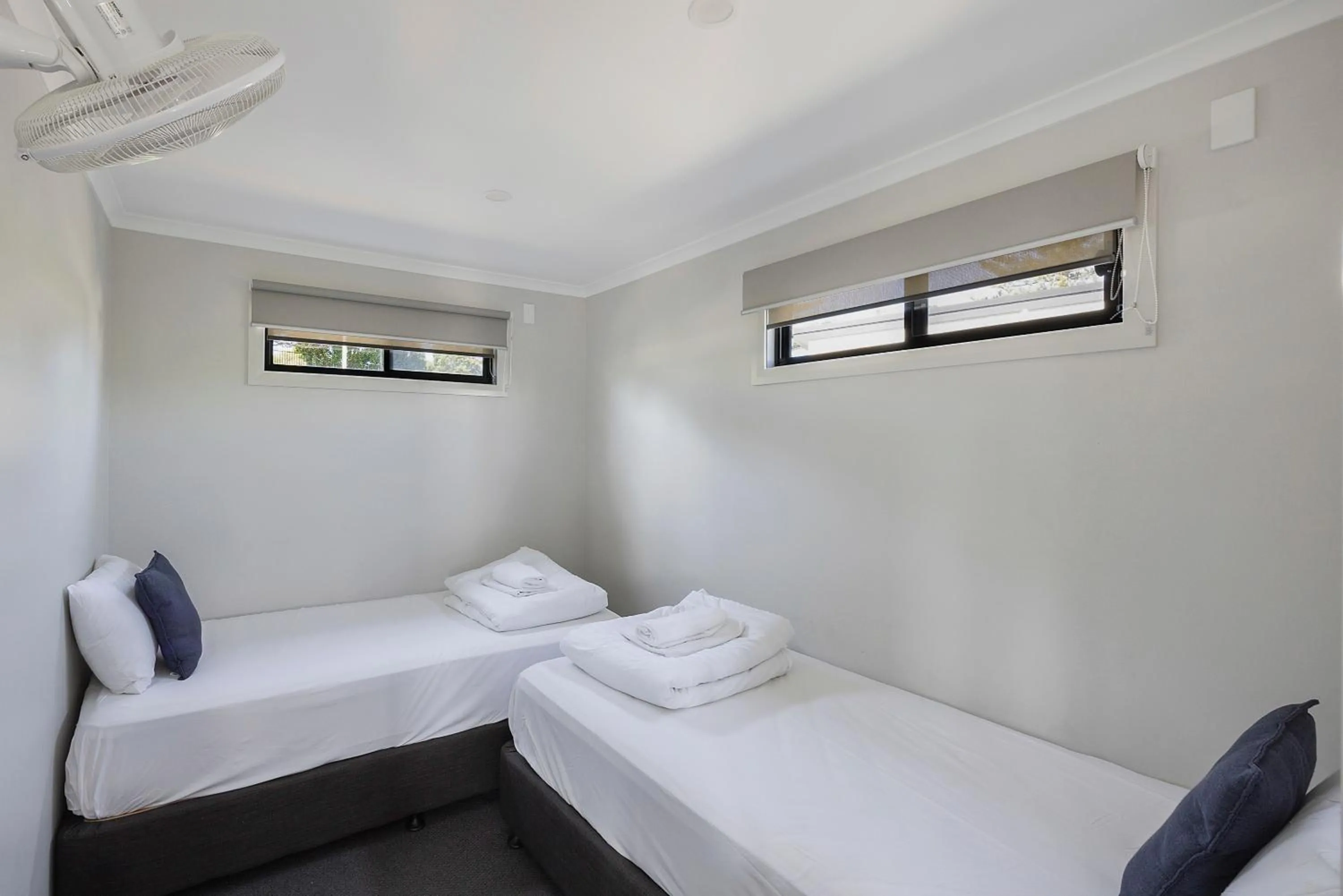 Bedroom, Bed in Reflections Forster Beach - Holiday Park