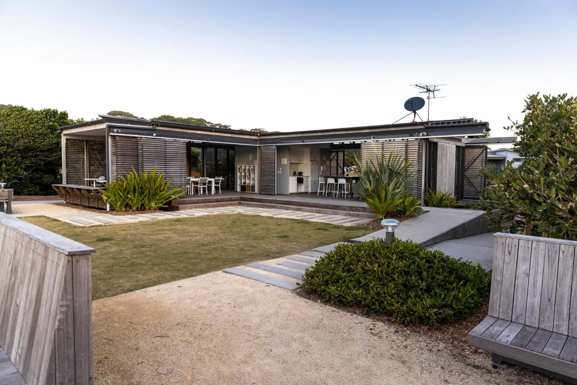 Kitchen or kitchenette in Reflections Seal Rocks - Holiday Park