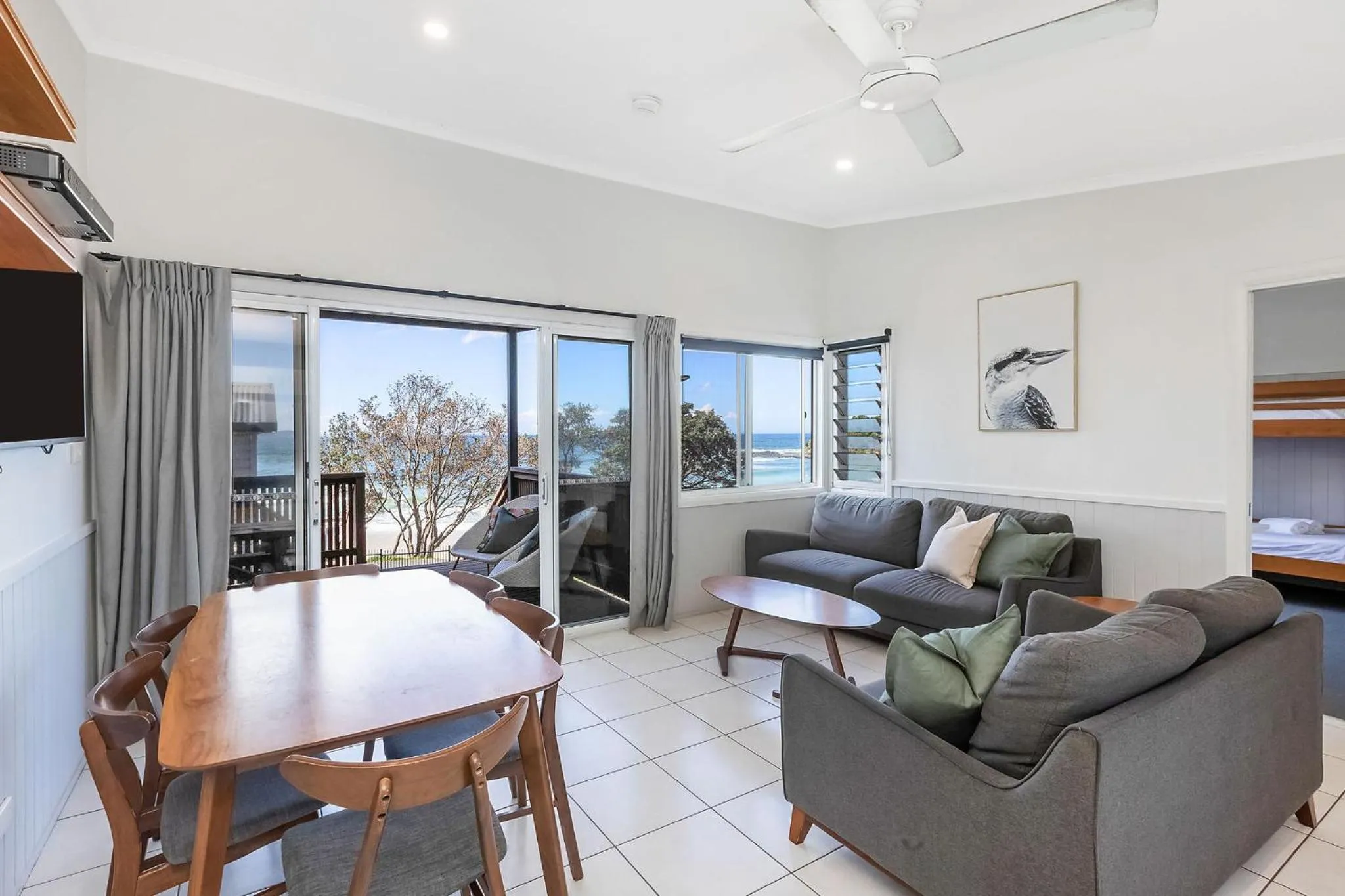 Living room in Reflections Seal Rocks - Holiday Park