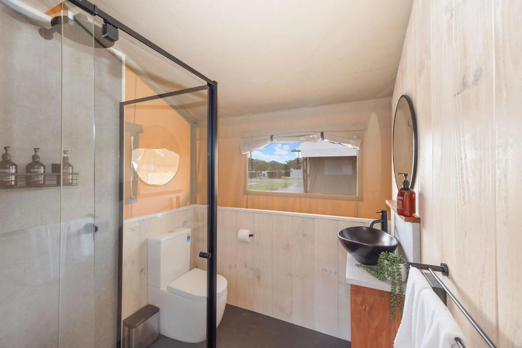 Bathroom in Reflections Hawks Nest - Holiday Park