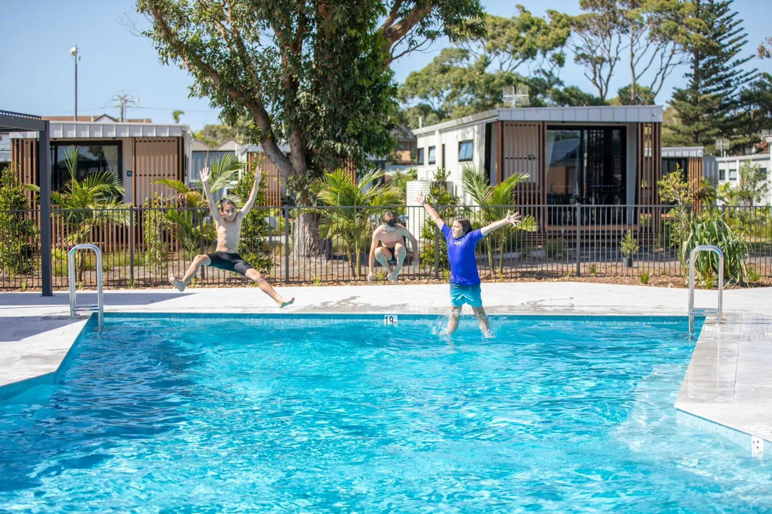 Swimming pool in Reflections Hawks Nest - Holiday Park