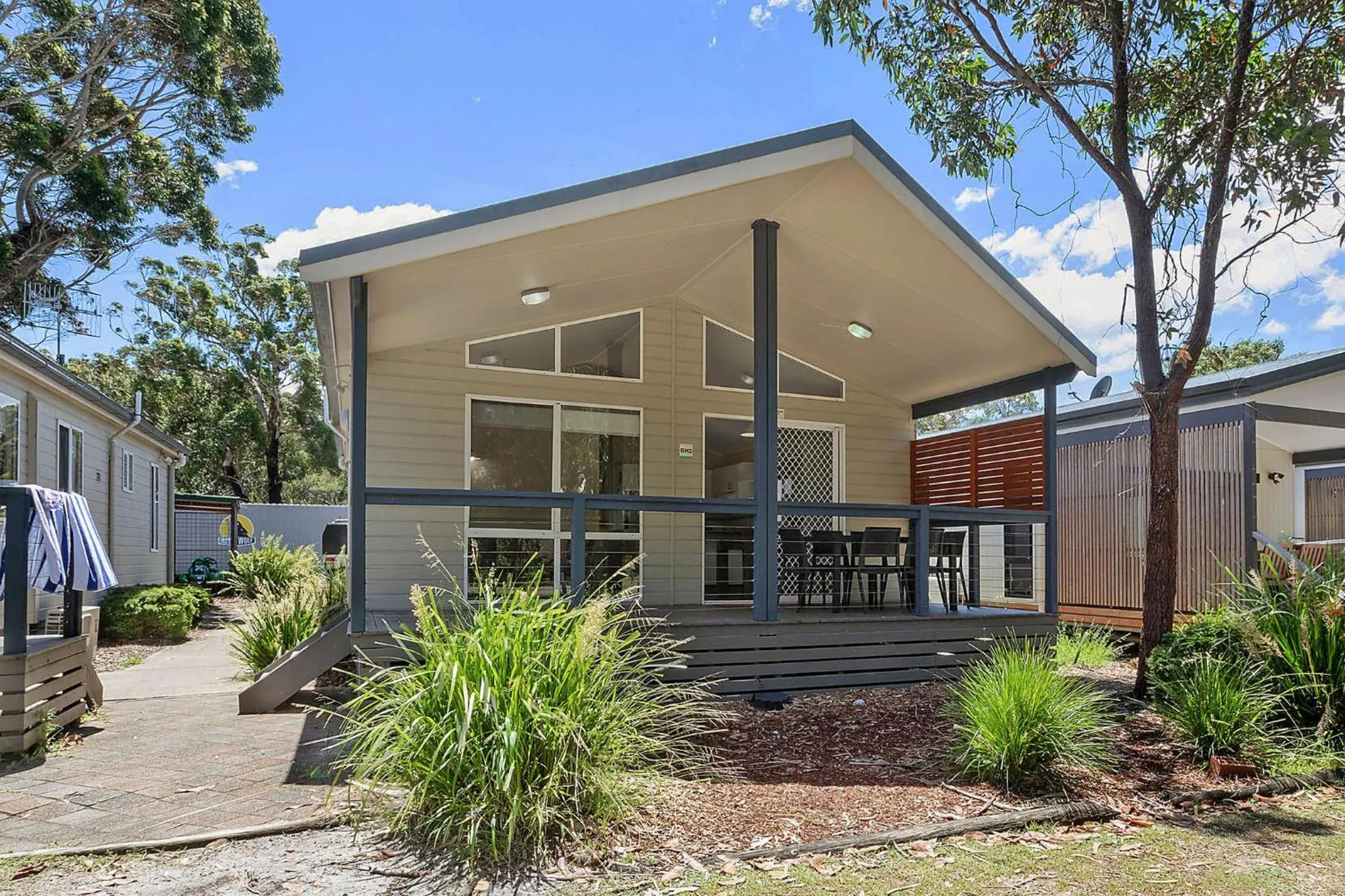 Property building in Reflections Jimmys Beach - Holiday Park
