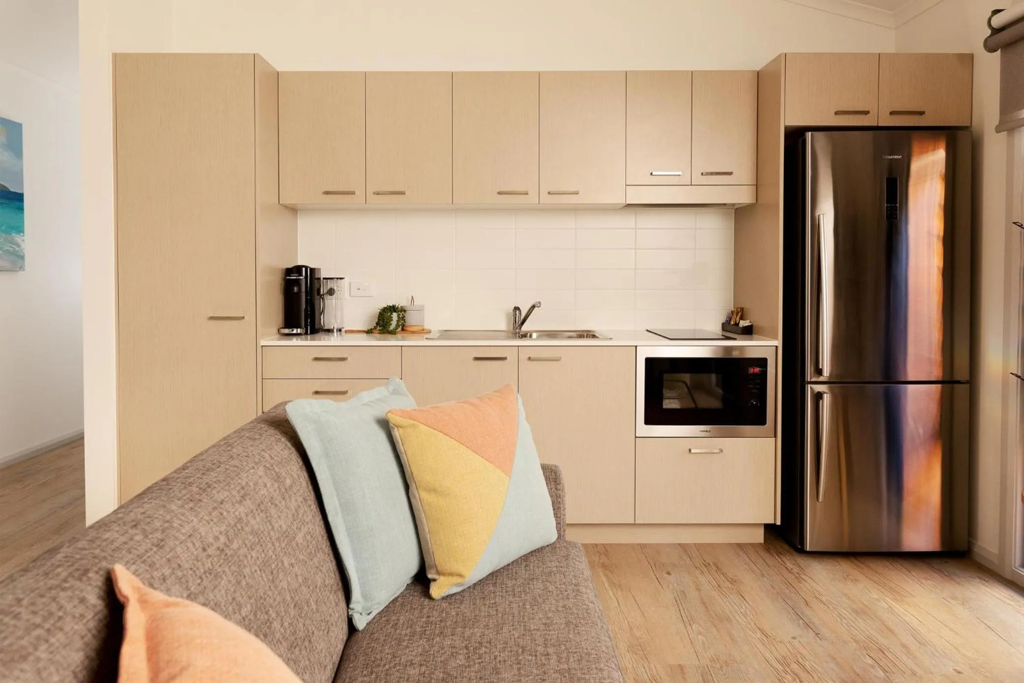 Kitchen or kitchenette in Reflections Jimmys Beach - Holiday Park