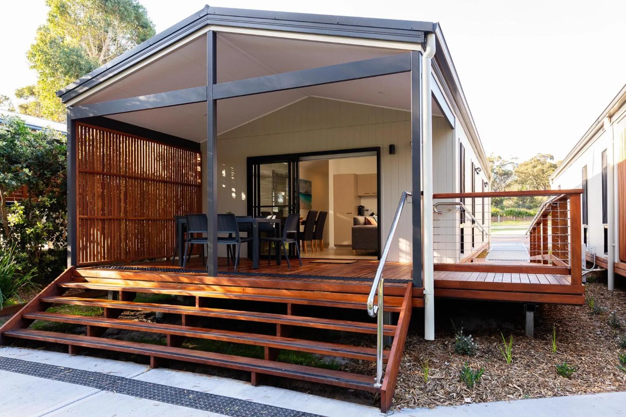 Balcony/Terrace in Reflections Jimmys Beach - Holiday Park