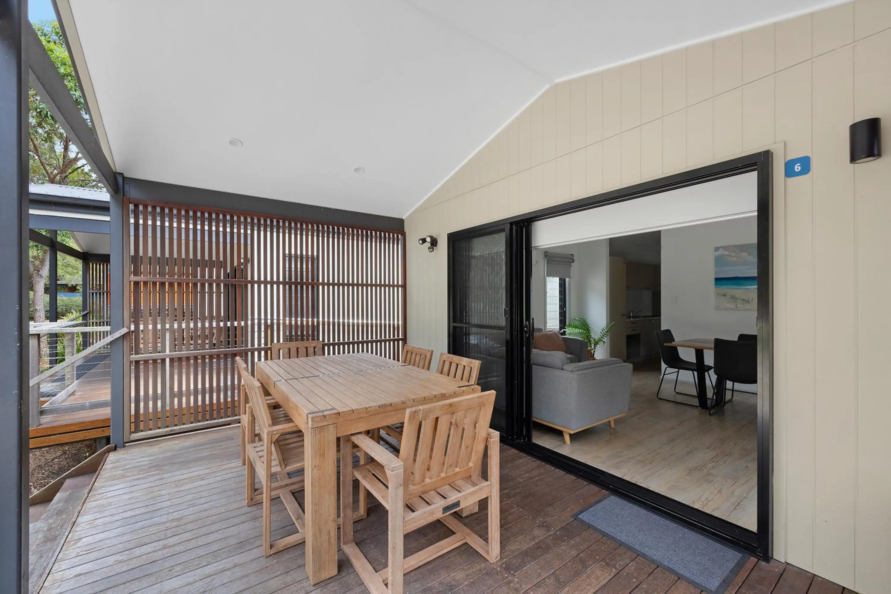 Balcony/Terrace in Reflections Jimmys Beach - Holiday Park