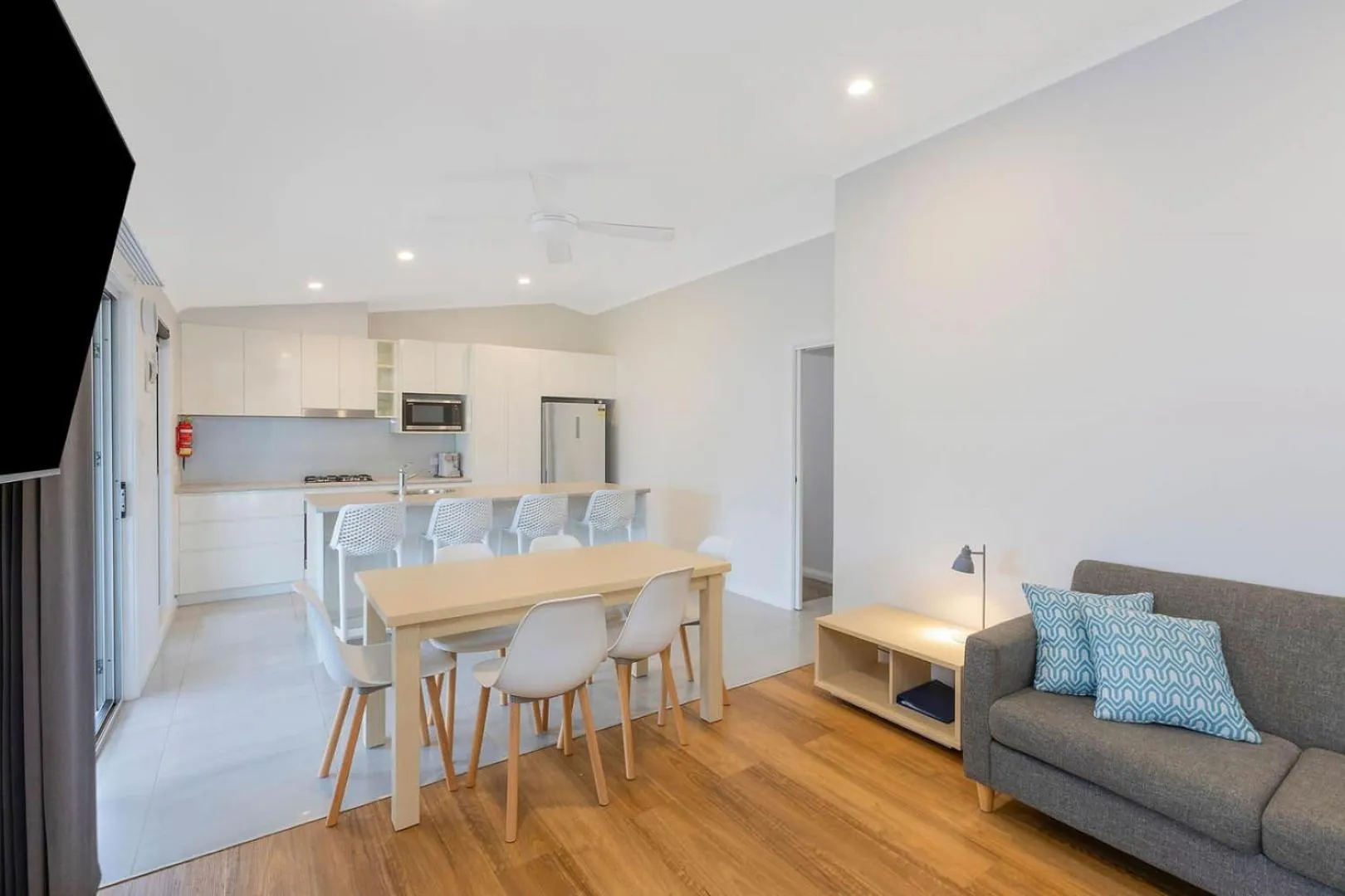 Living room in Reflections Bermagui - Holiday Park