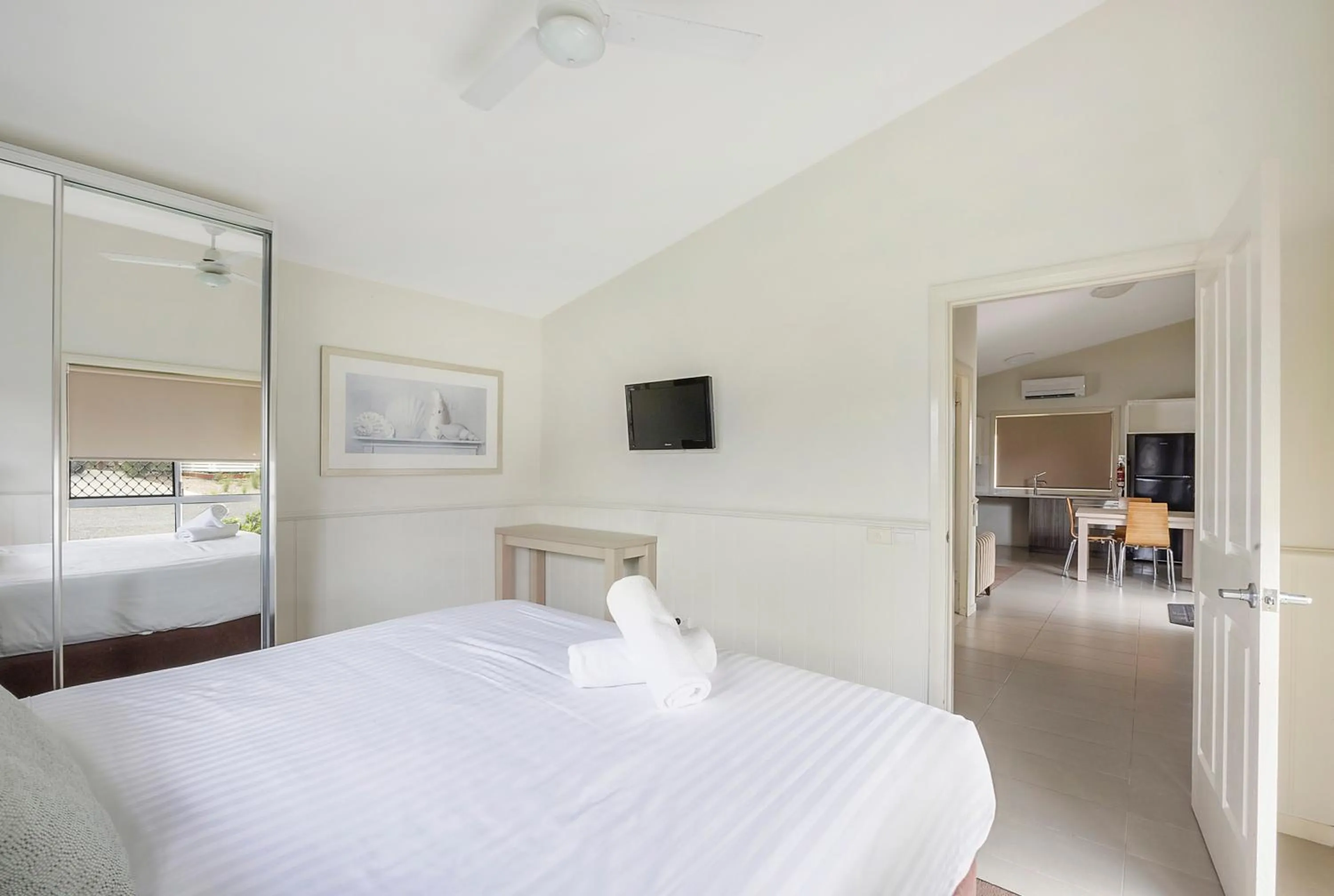 Bedroom, Bed in Reflections Bermagui - Holiday Park