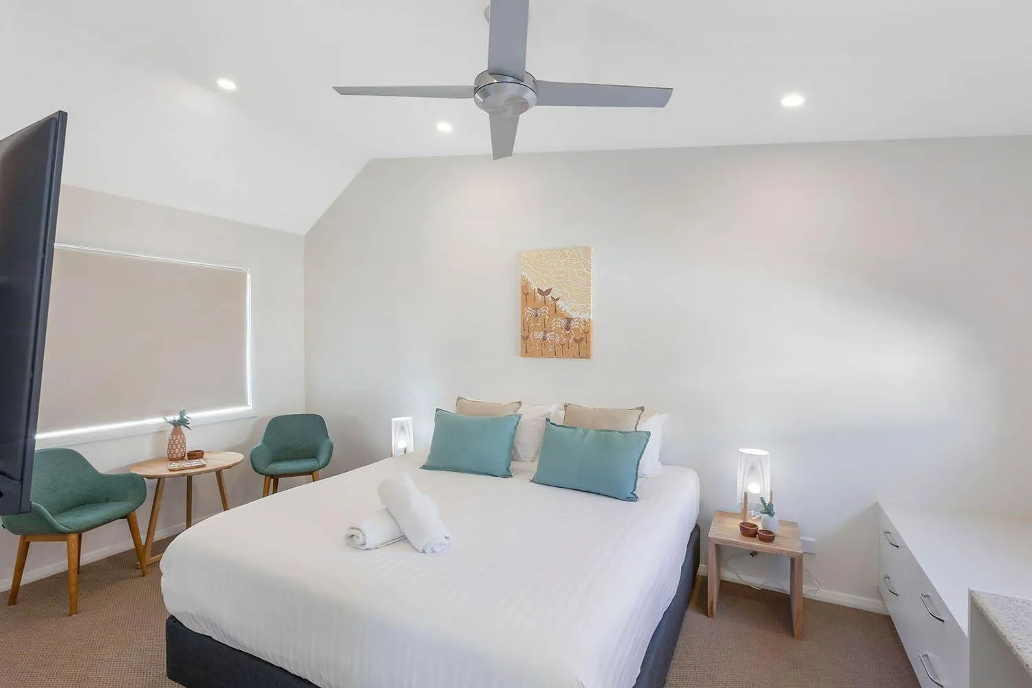 Bed in Reflections Bermagui - Holiday Park