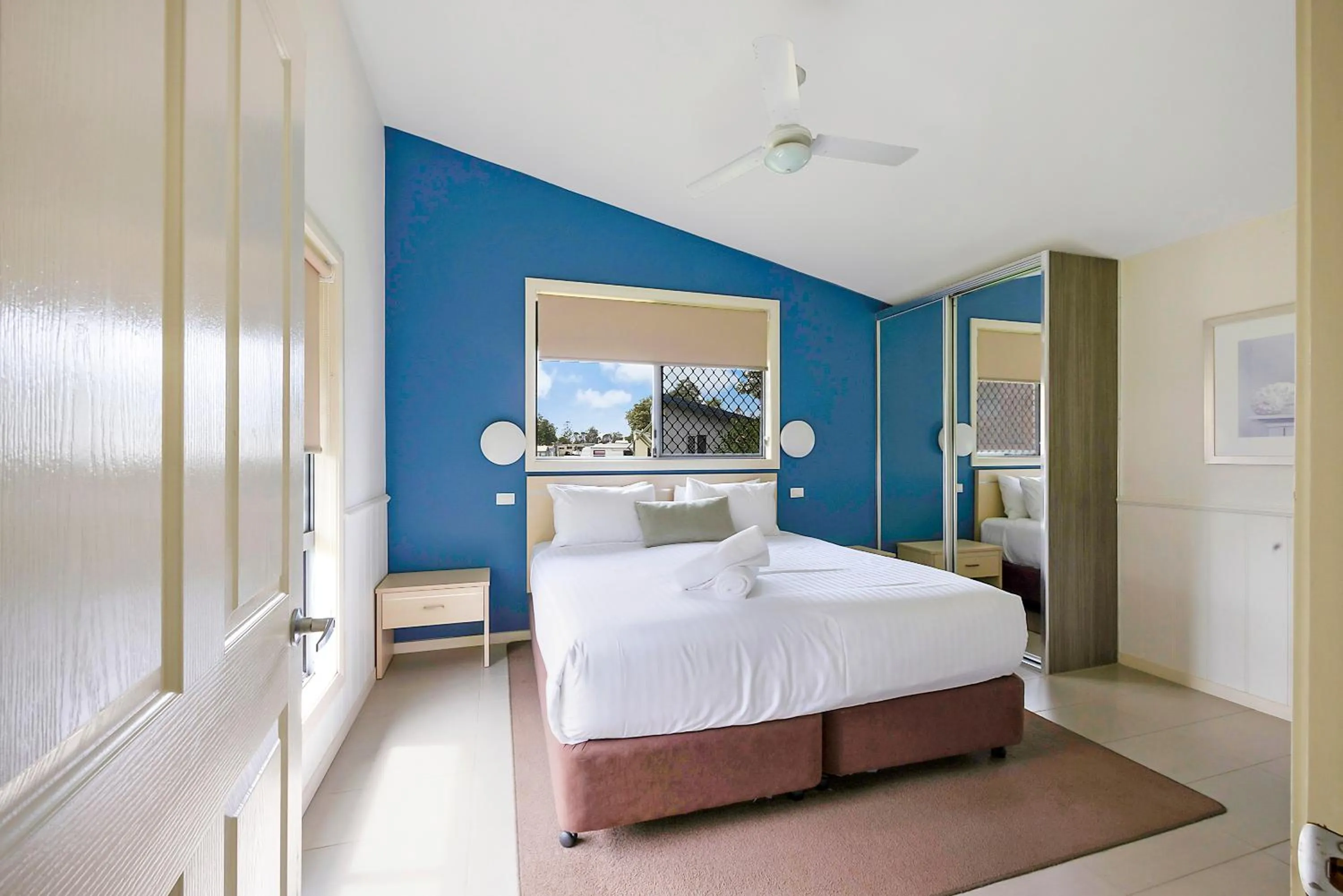 Bedroom, Bed in Reflections Bermagui - Holiday Park