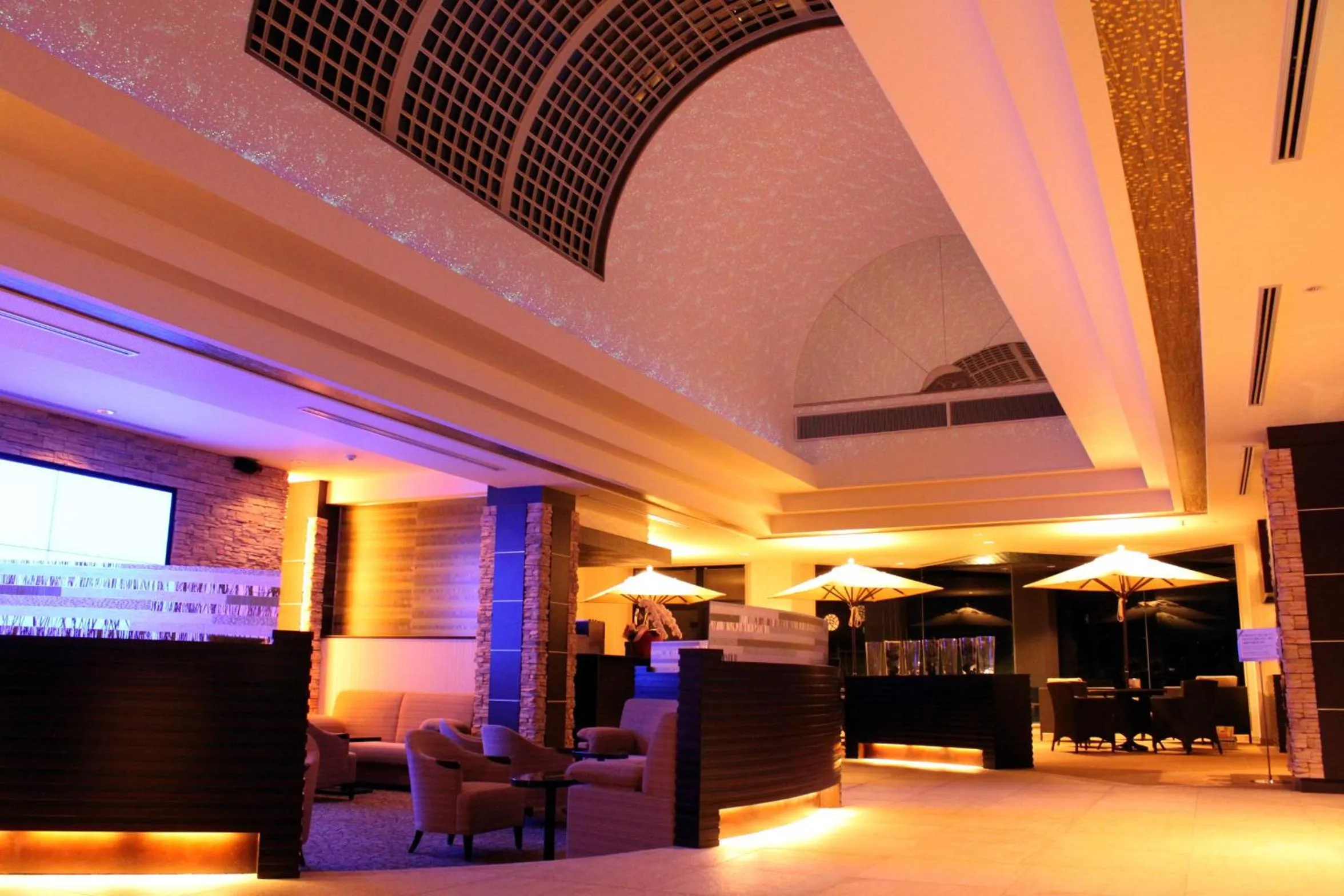 Communal lounge/ TV room in Resort Hills Toyohama Soranokaze